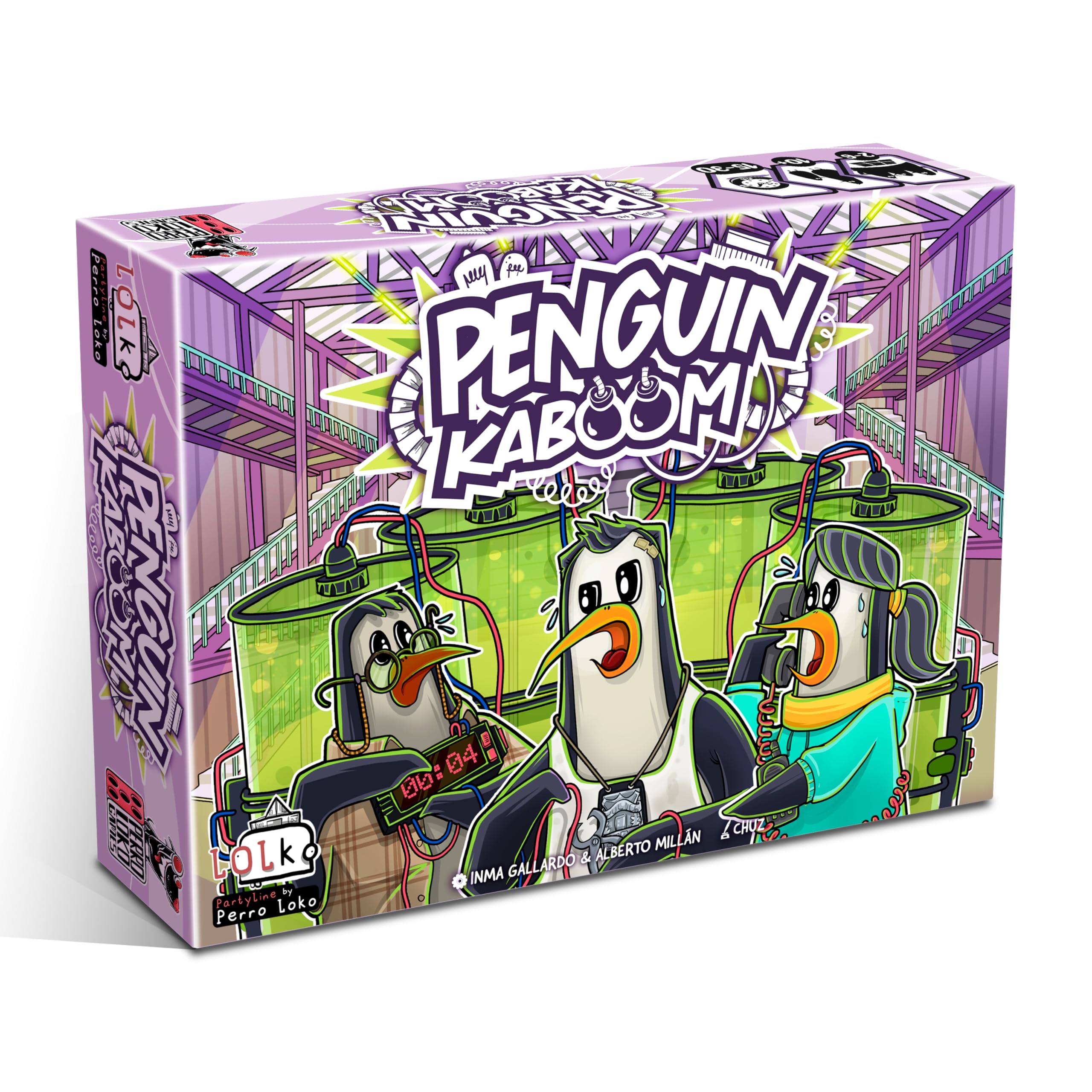 Penguin Kaboom – Juego de Mesa Cooperativo Familiar | 2 a 6 Jugadores, 1 campaña rejugable | Party Game con Dados para Niños y Adultos