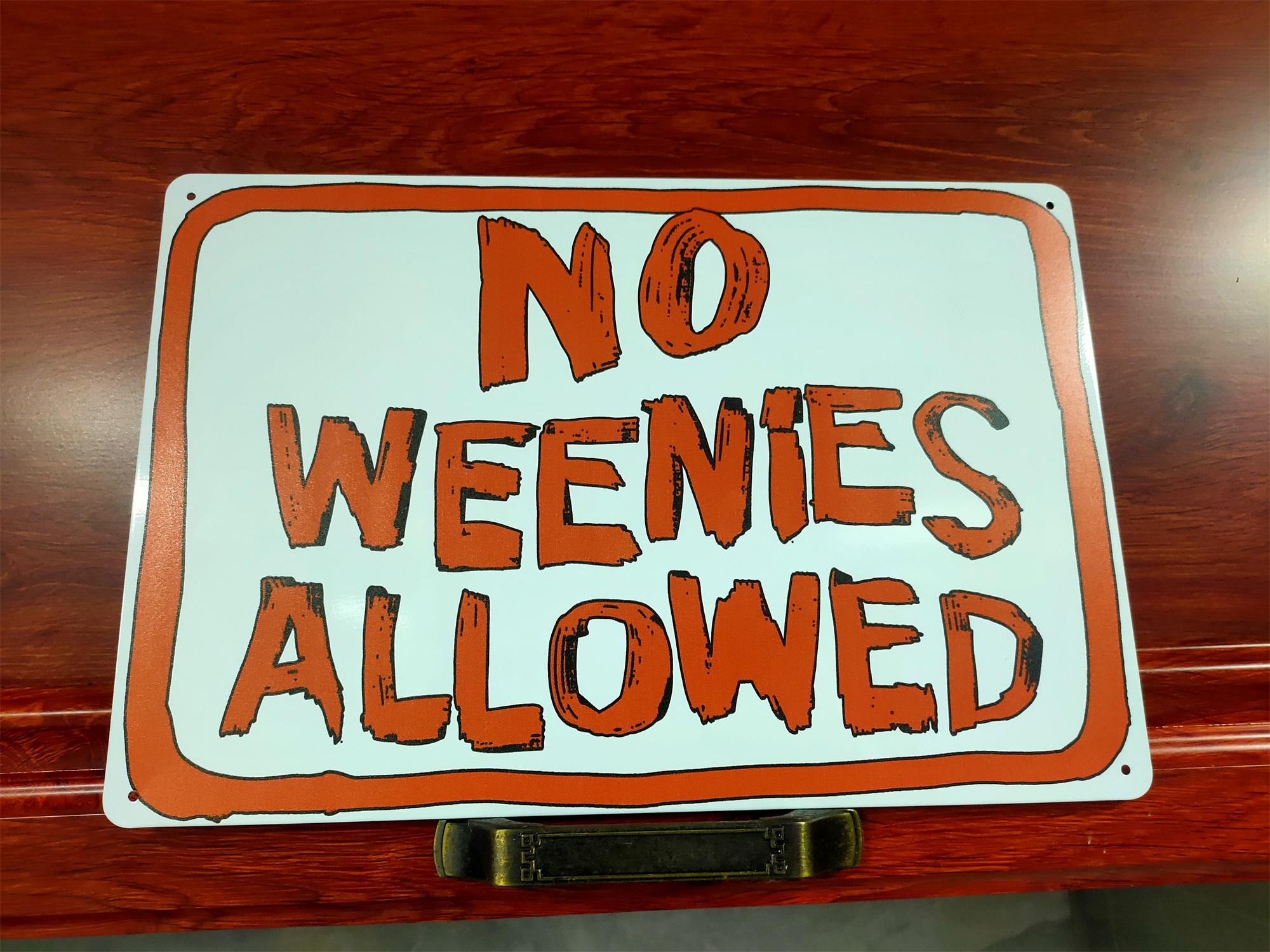 Funny Football Tin Sign - 12x12 Inch Upon Further Review I Need Another Drink