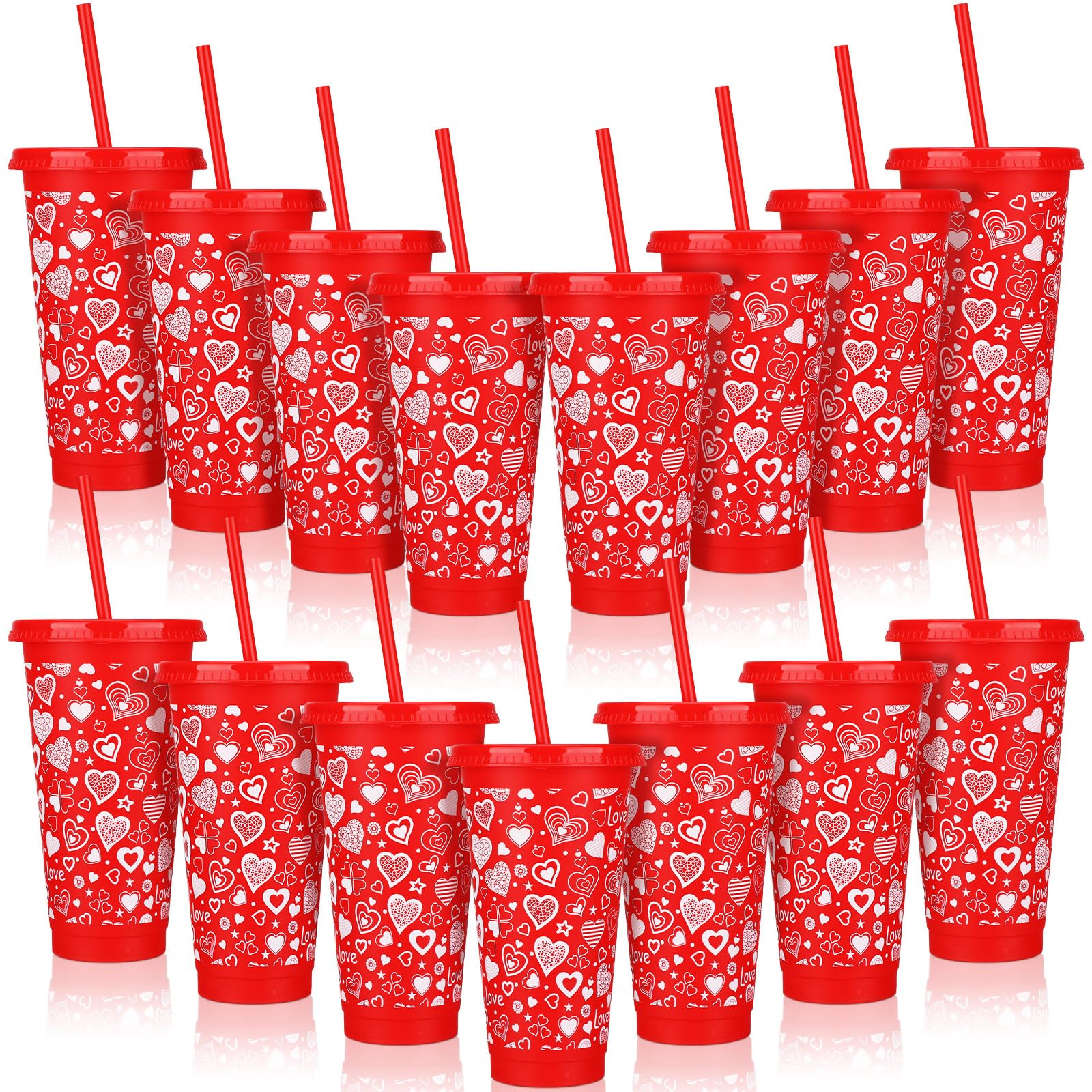Gobelets réutilisables avec paille contre les fuites lors des fêtes d'enfants et d'adultes