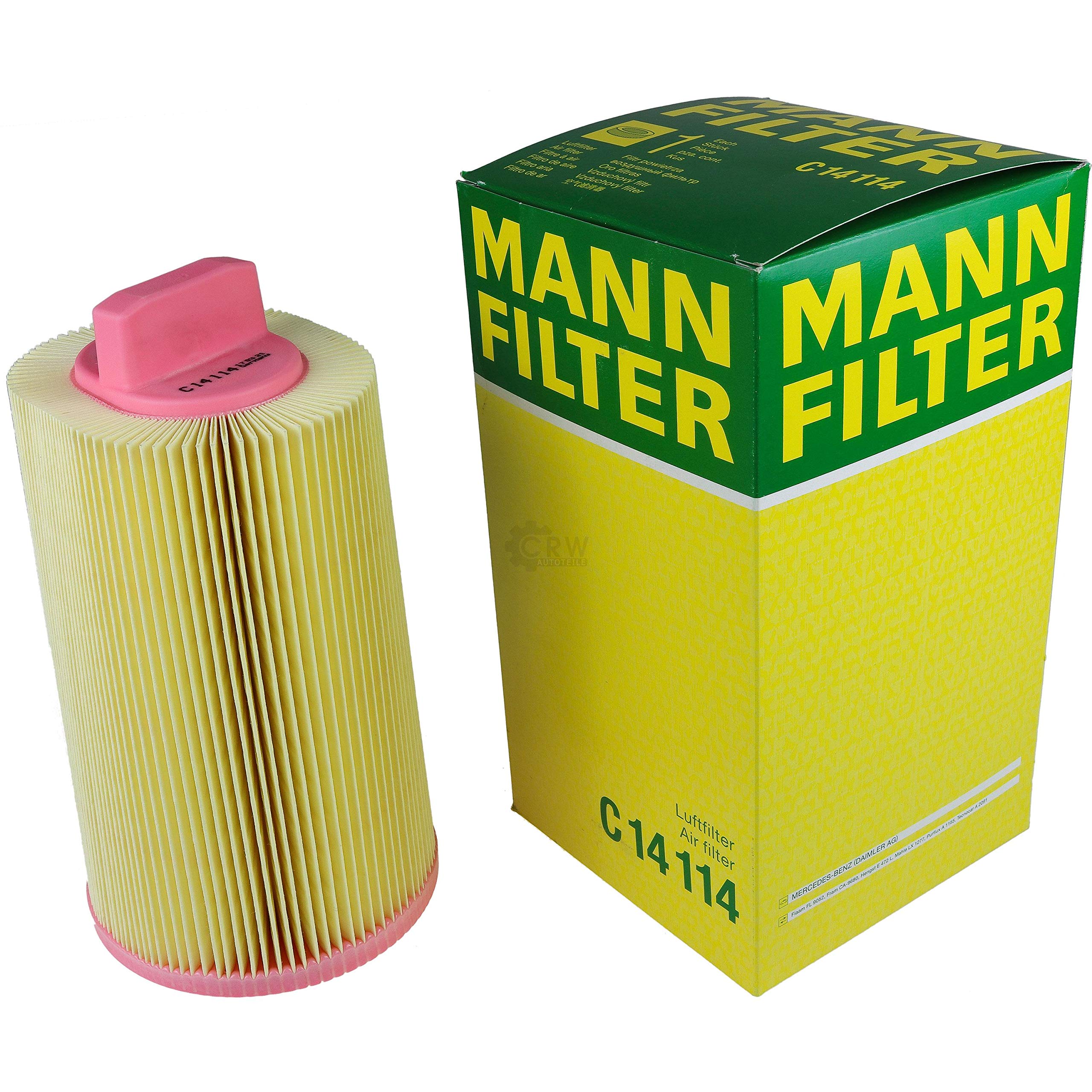 MANN-FILTER Set Tagliando Completo: Filtro Olio, Aria E Carburante – Kit Ricambi Originali Per Auto - 2