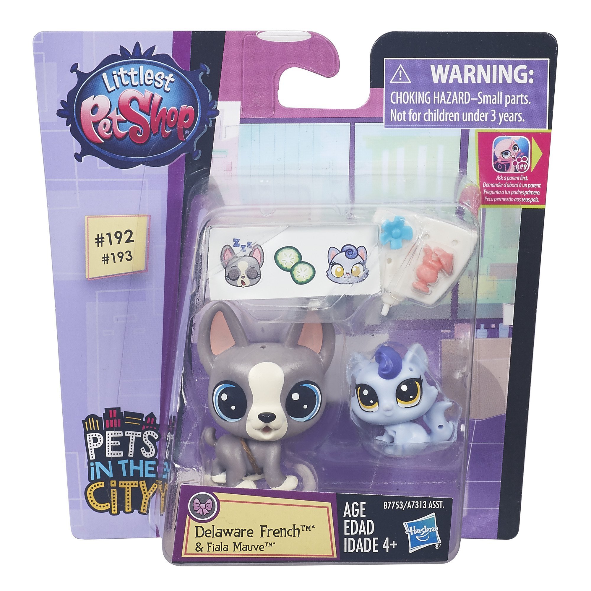 Littlest Pet Shop Delaware French and Fiala Mauve : Amazon.co.uk