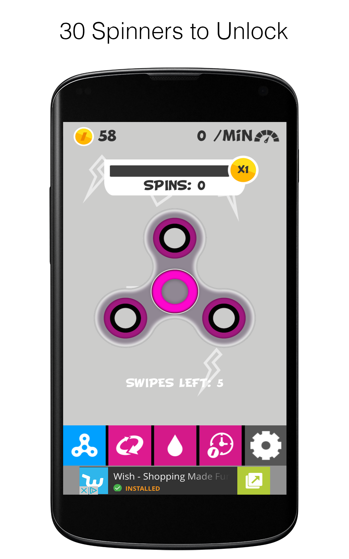 Fidget Spinnerz App on Amazon Appstore