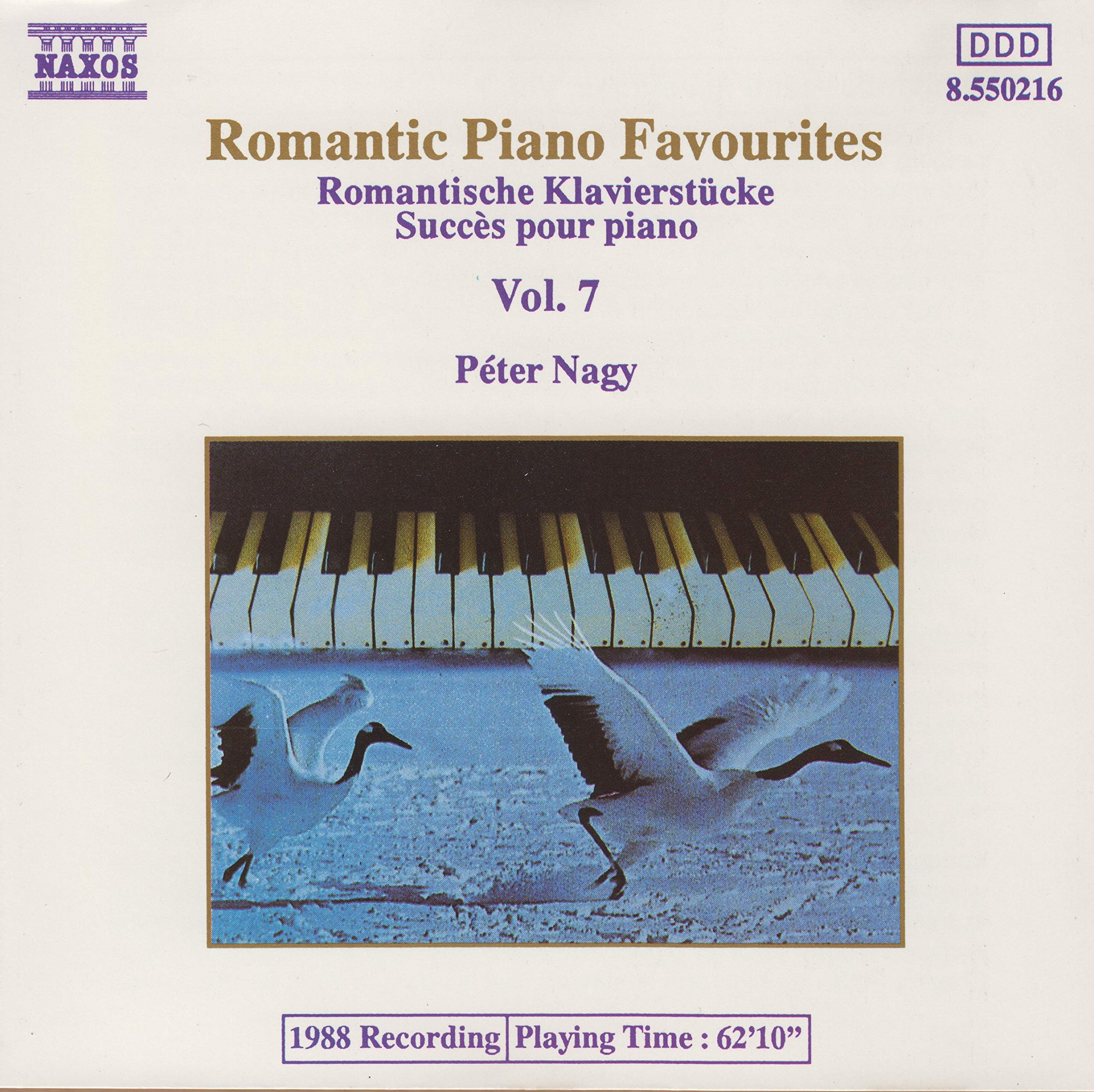 Romantic Piano Favourites, Vol. 7 [Audio CD]