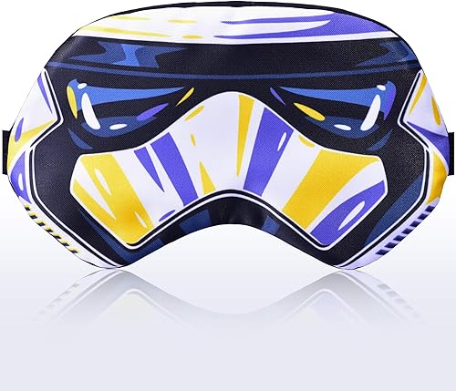 Mascarilla de sueño Stormtrooper para hombre niños niños Máscara de dormir 100% algodón suave Máscara de dormir para ojos cubierta de noche para
