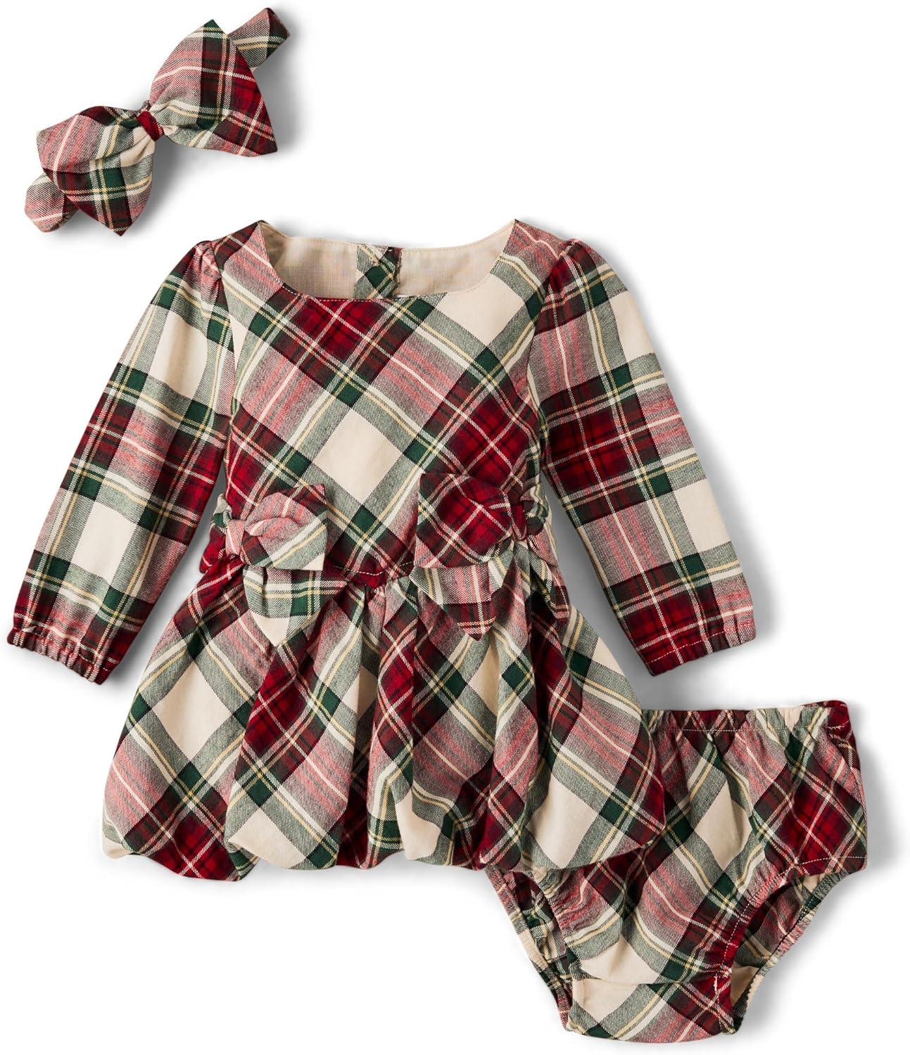 Gymboree Baby-Girls and Newborn Dress with Diaper Cover, 2 Piece Outfit