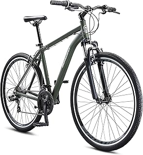 GTX Comfort Adult Hybrid Bike, Men and Women, Dual Sport Bicycle, 700c Wheels, Step-Through or Step-Over Lightweight Aluminum Frame