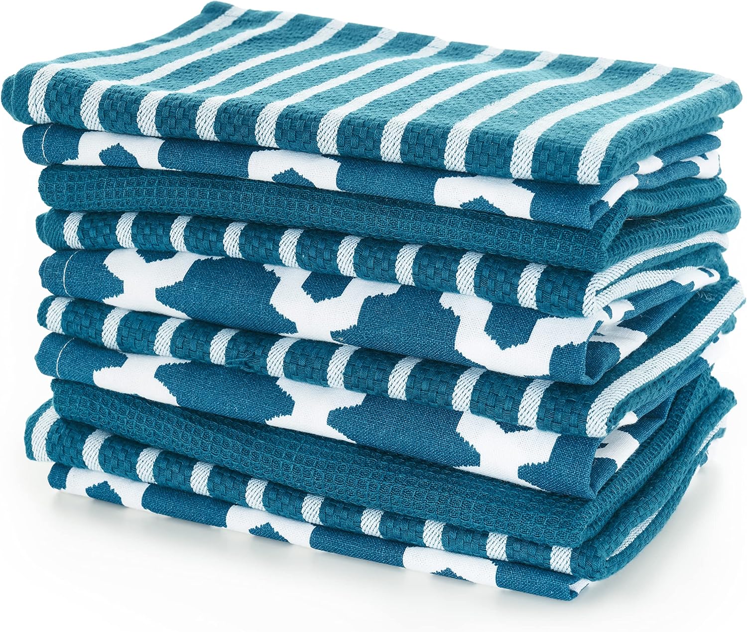 Penguin Home Premium 100% Pure Cotton Tea Towel for Kitchen Set of 10 Kitchen Towels, Soft & Durable Kitchen Cloths Towel Set - Image 5