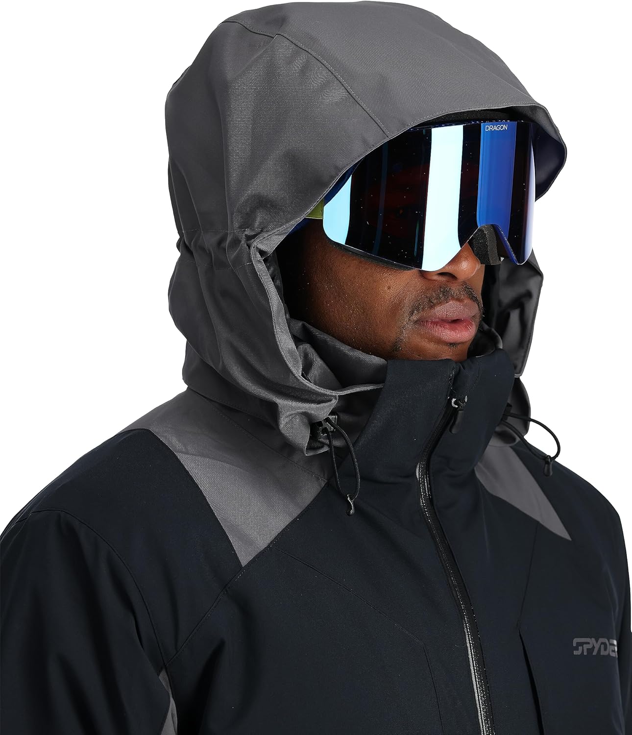 Spyder Men's Contact Insulated Ski Snow Hooded Snow Jacket