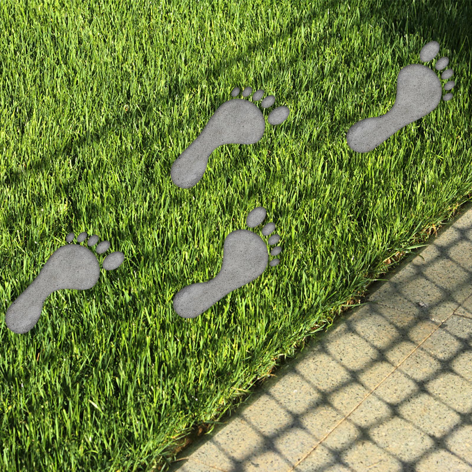 Garneck 2 Piezas Molde para Baldosas de Cemento, Molde para Baldosas de Suelo Diy, Plástico Negro, Herramienta de Pavimentación, para Casas de Campo y Terrazas