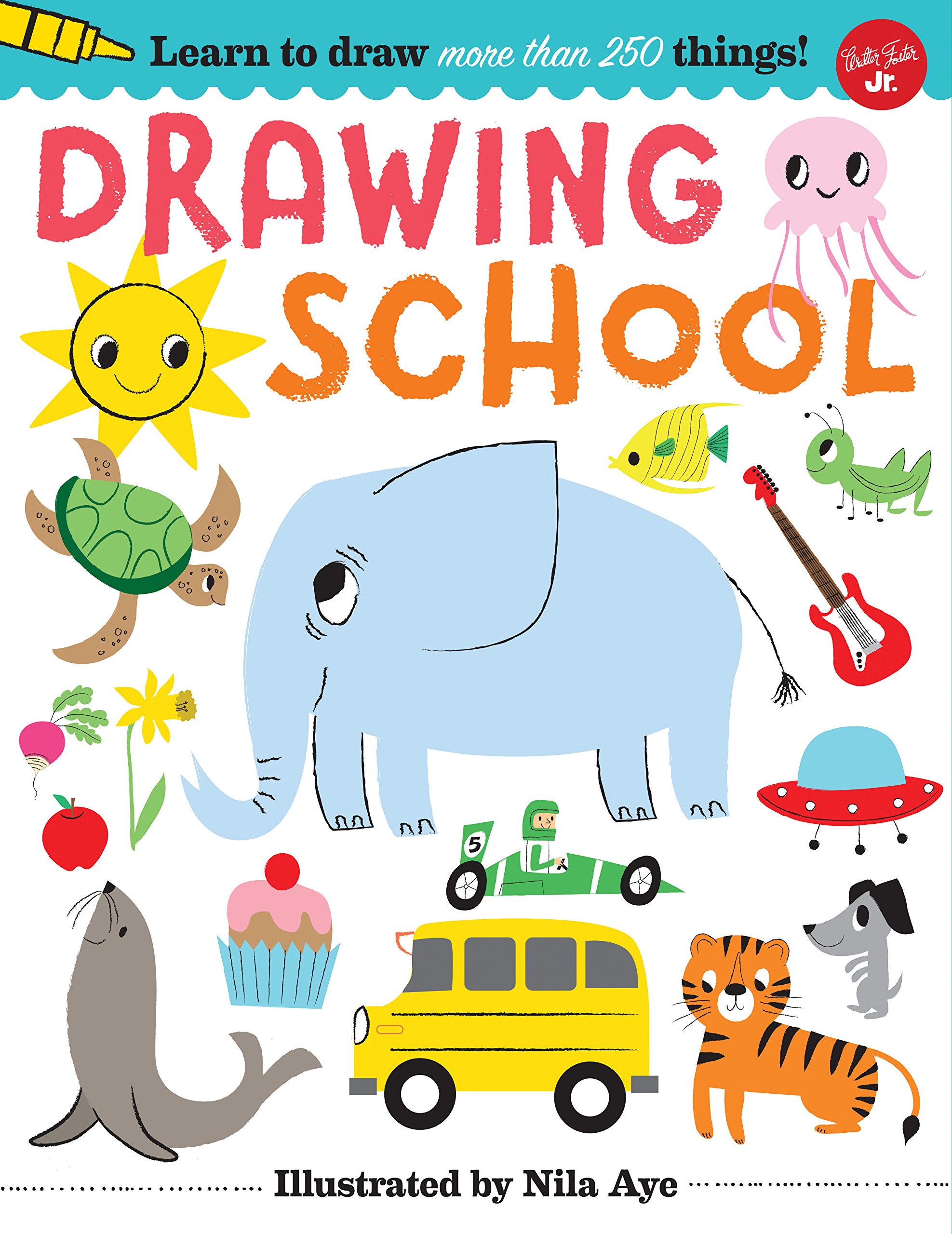 Manual de dibujo paso a paso con 250 lecciones visuales efectivas Drawing School