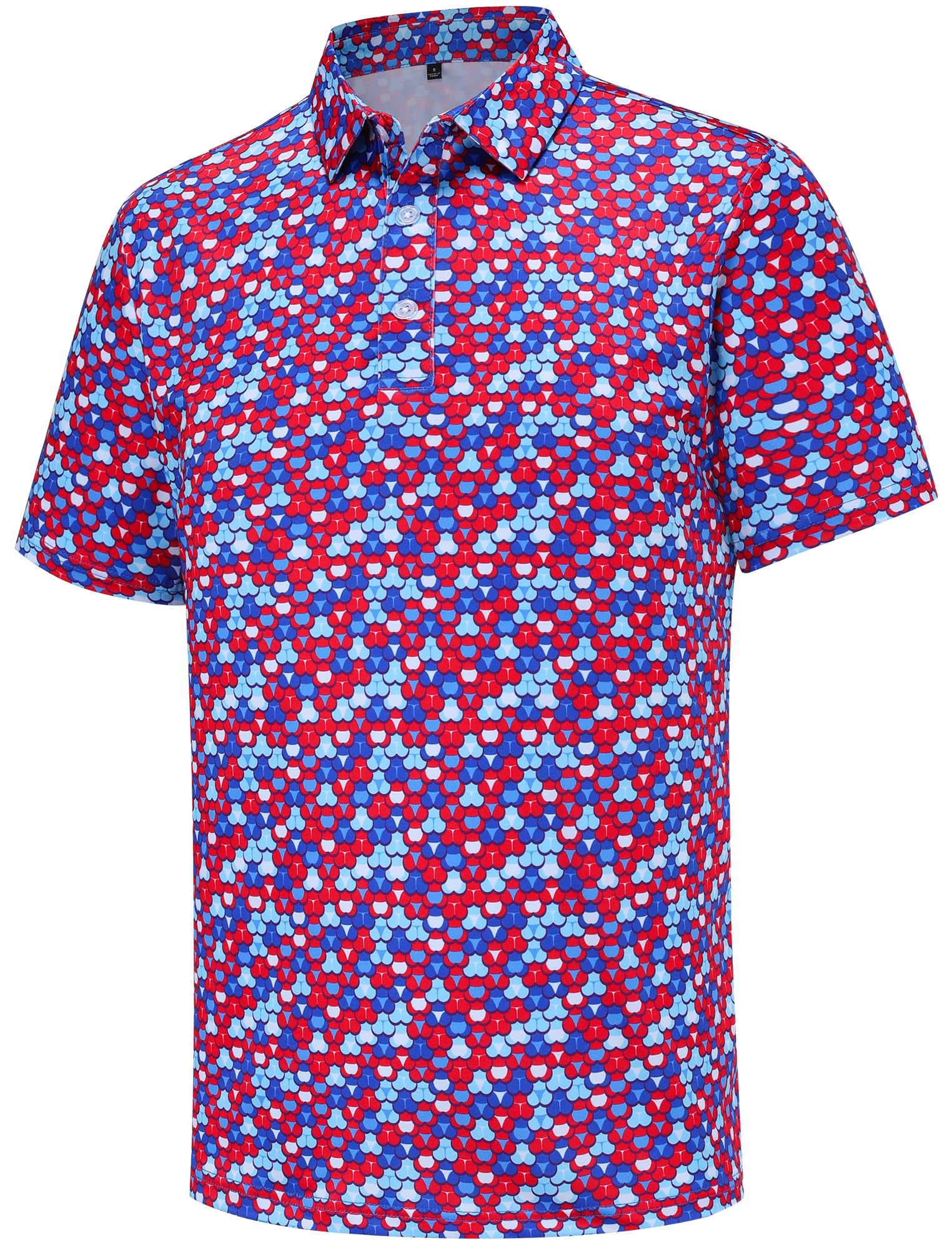 Mens Golf Polo Shirts Short Sleeve Dry Fit