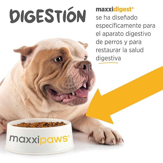Foto 5 de 8 de maxxidigest+ Probióticos Enzimas y Prebióticos Apoyo Intestinal Perros 375g