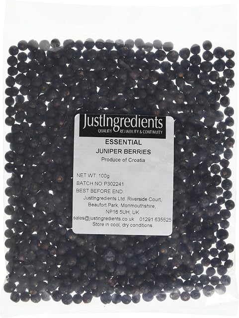 JustIngredients Essentials Juniper Berries, 100 g