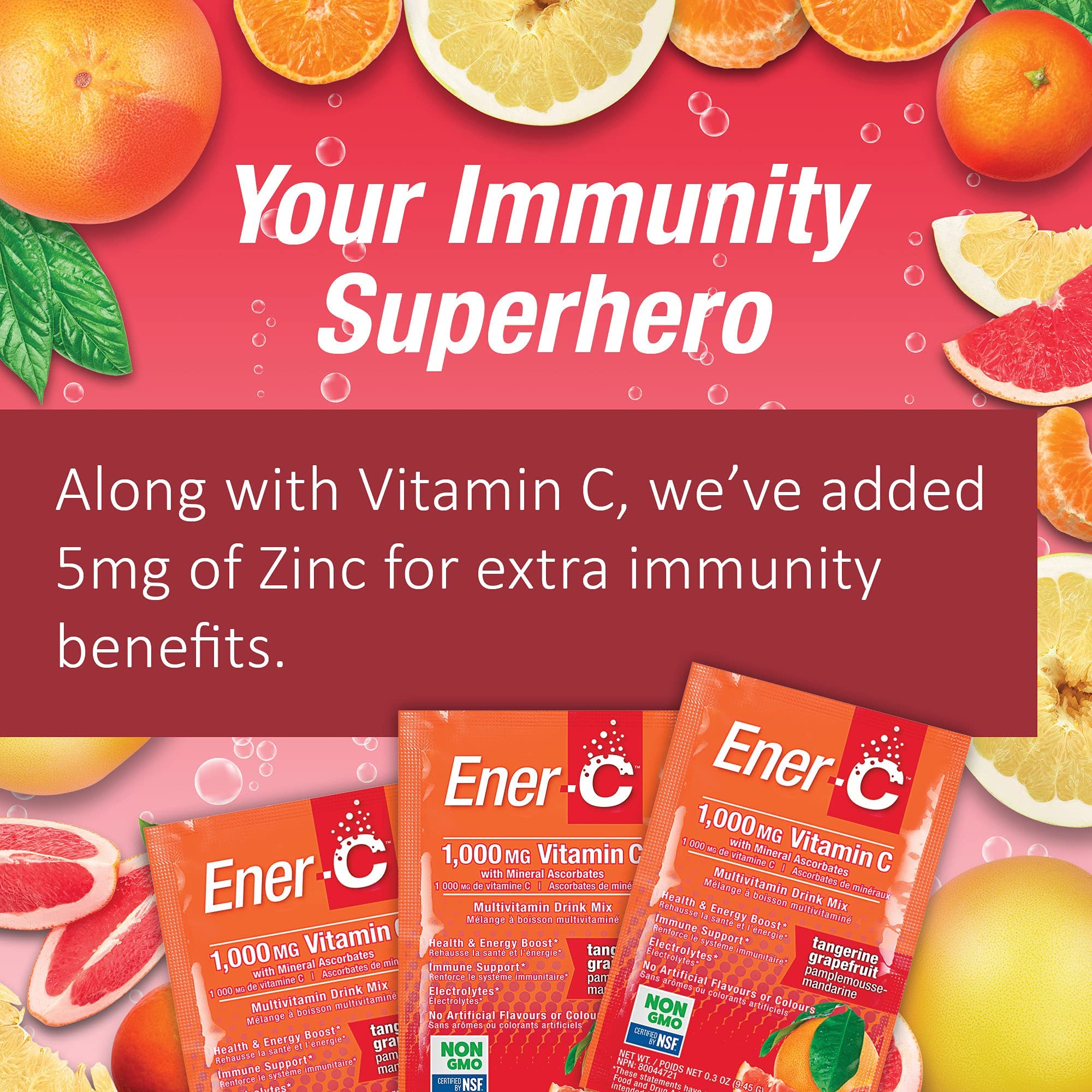 Buy EnerC Variety Pack Multivitamin Drink Mix, 1000mg Vitamin C, Non