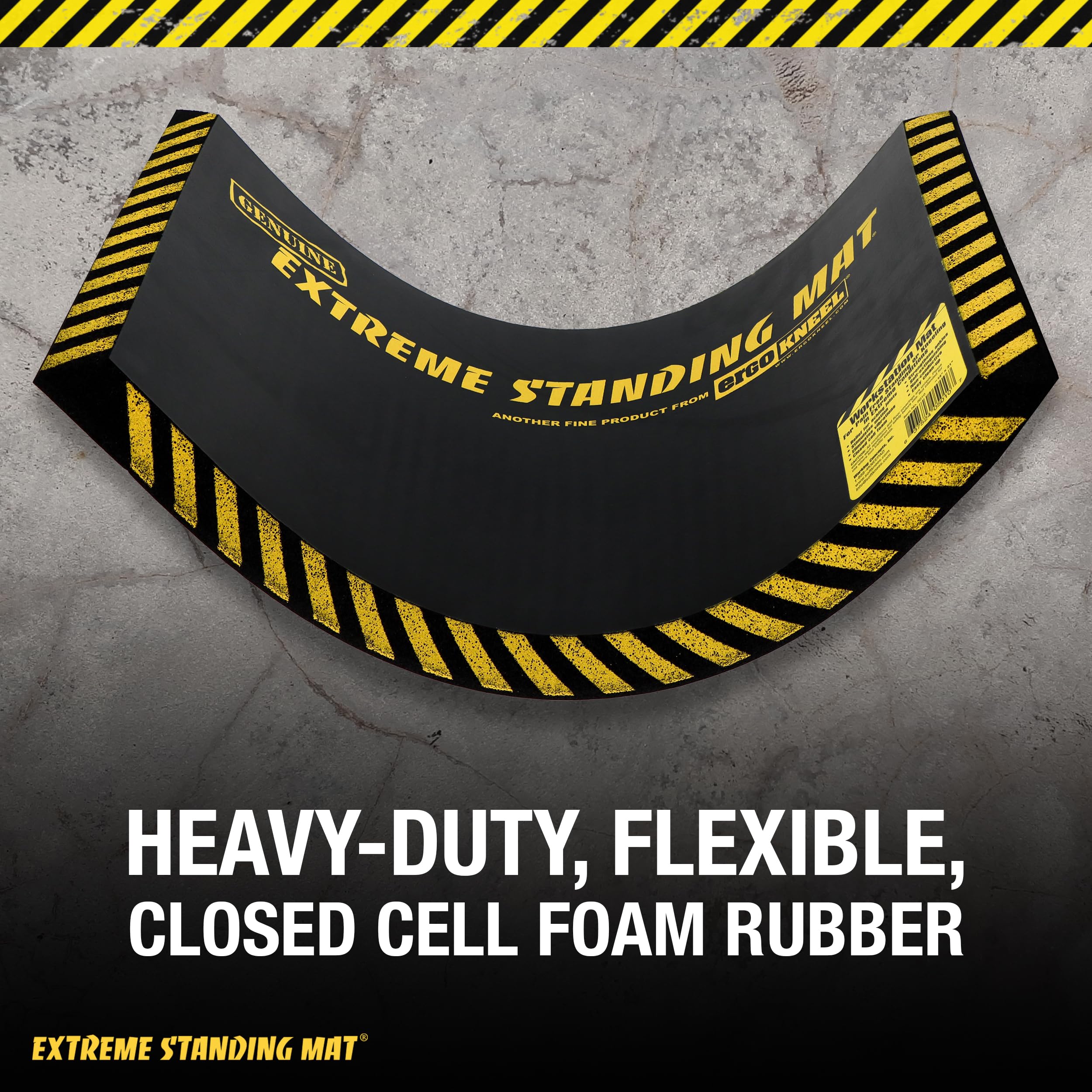 Standing Mat Industrial Anti-Fatigue for Work, 21" x 14" x 1" — Amazon image 3