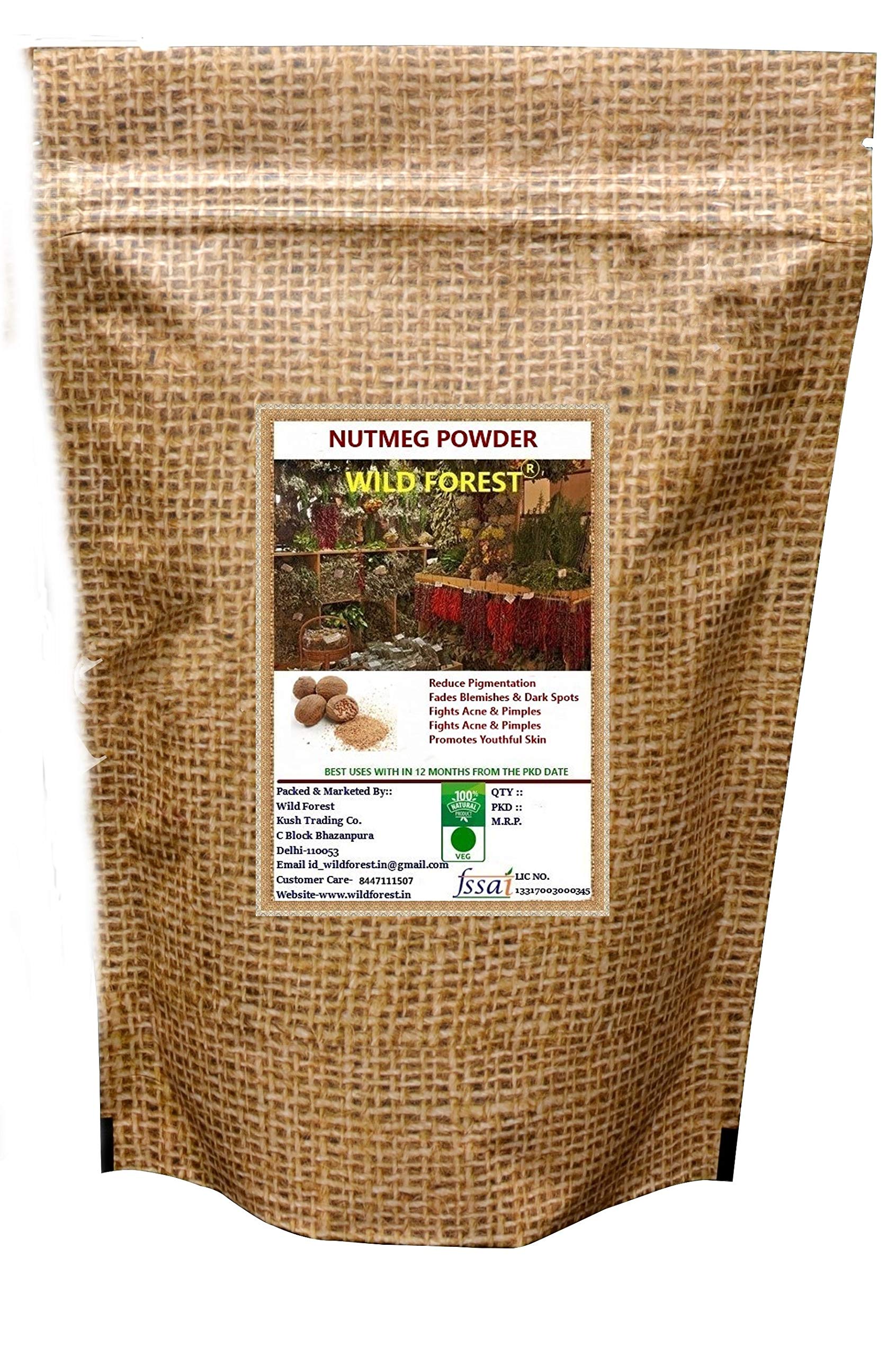 WILD FOREST NUTMEG POWDER 50 GM