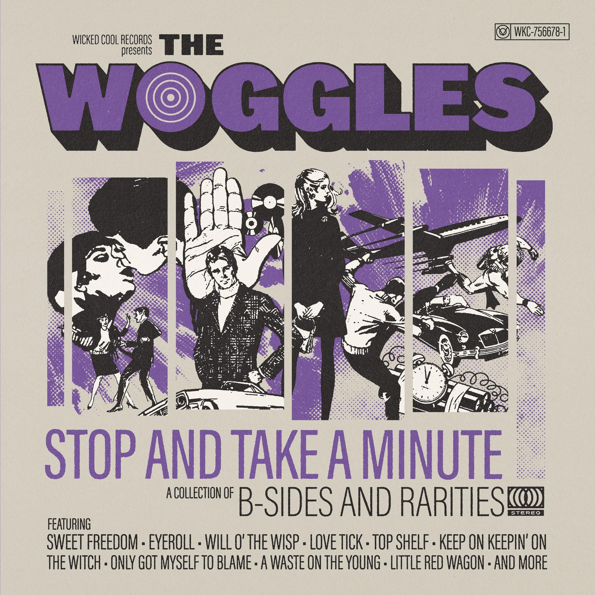 WOGGLES, The - Stop & Take A Minute - Vinyl (purple vinyl LP)
