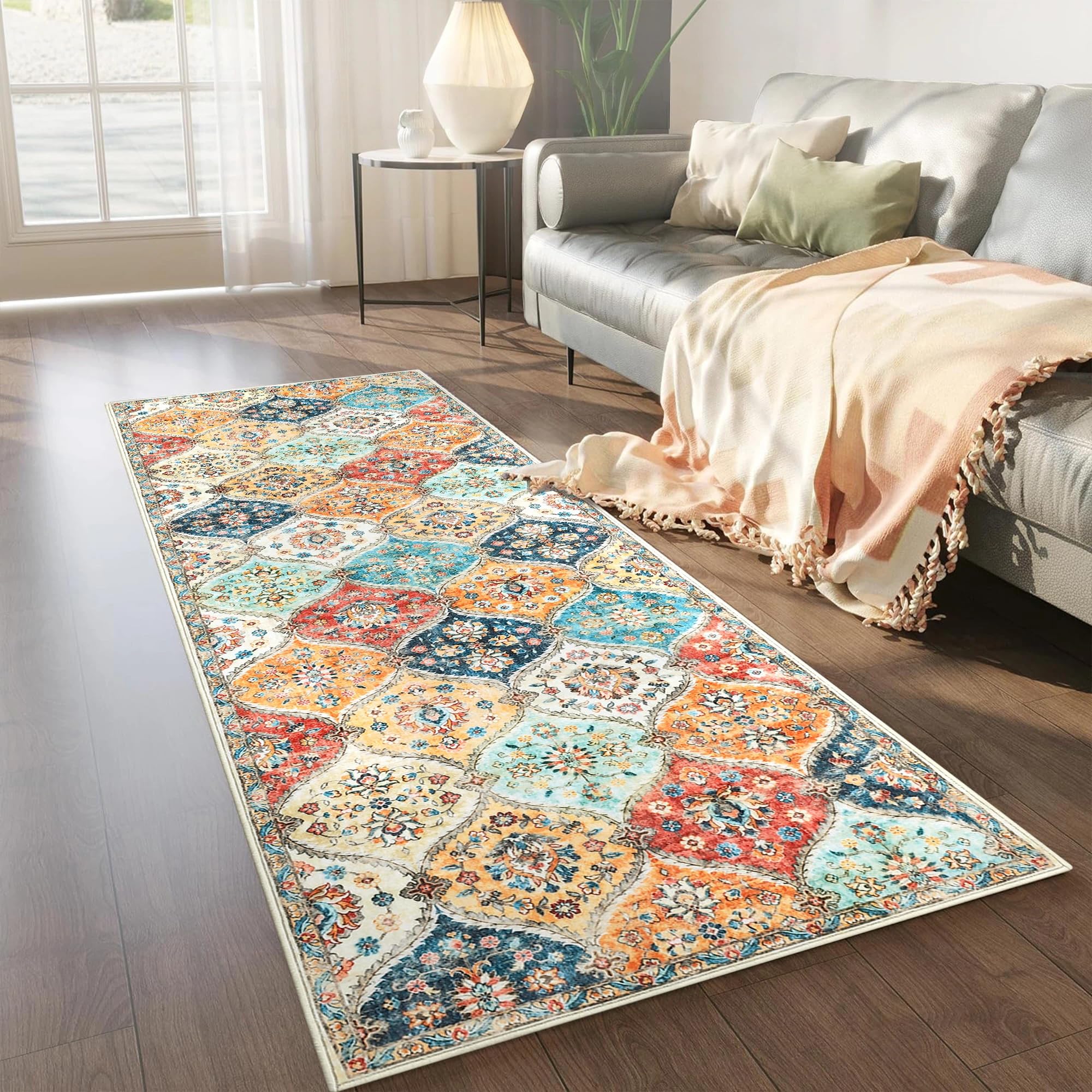 Tapis de couloir motif oriental pour illuminer votre entrée