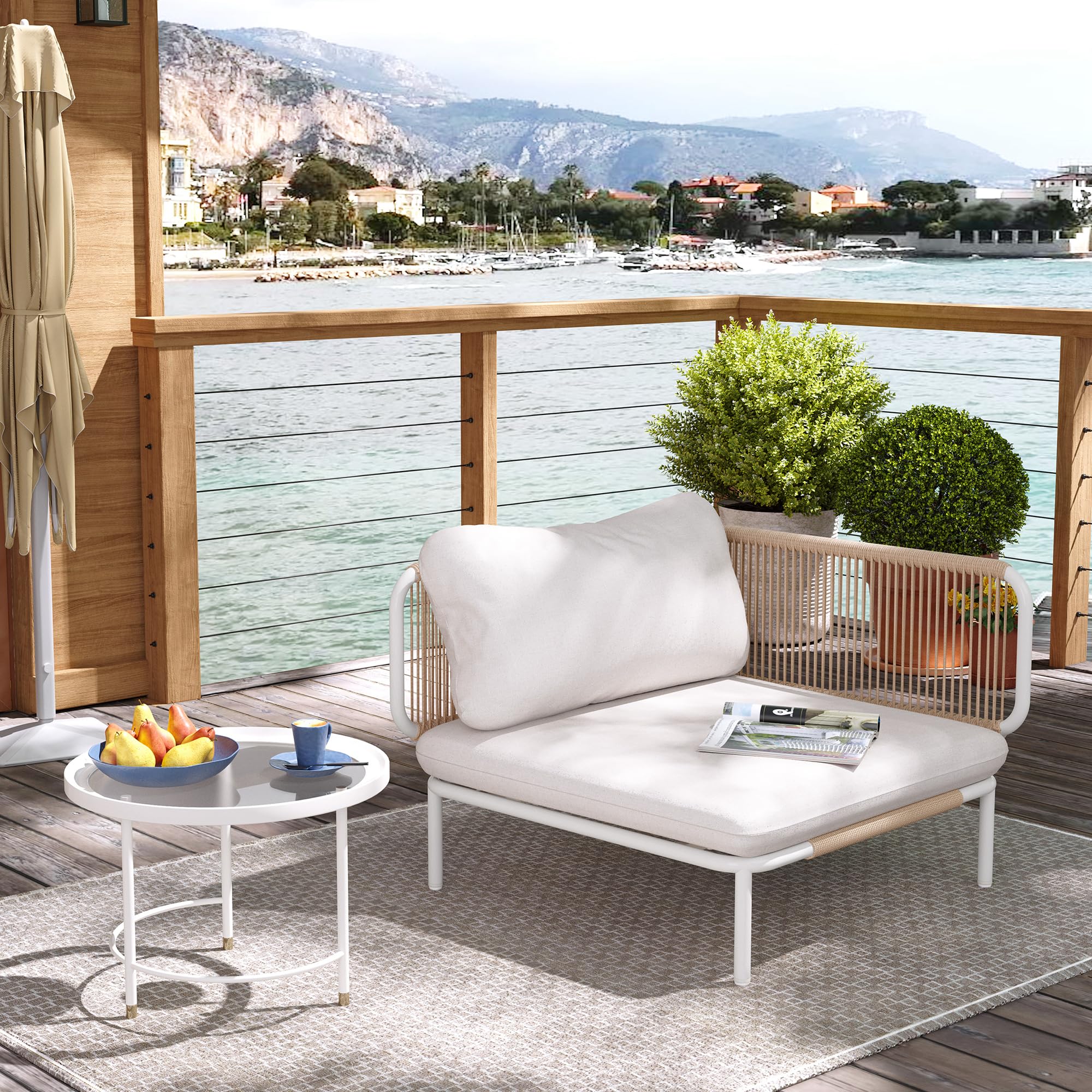 Patio Furniture Set Outdoor Patio Furniture Oversized Metal Single