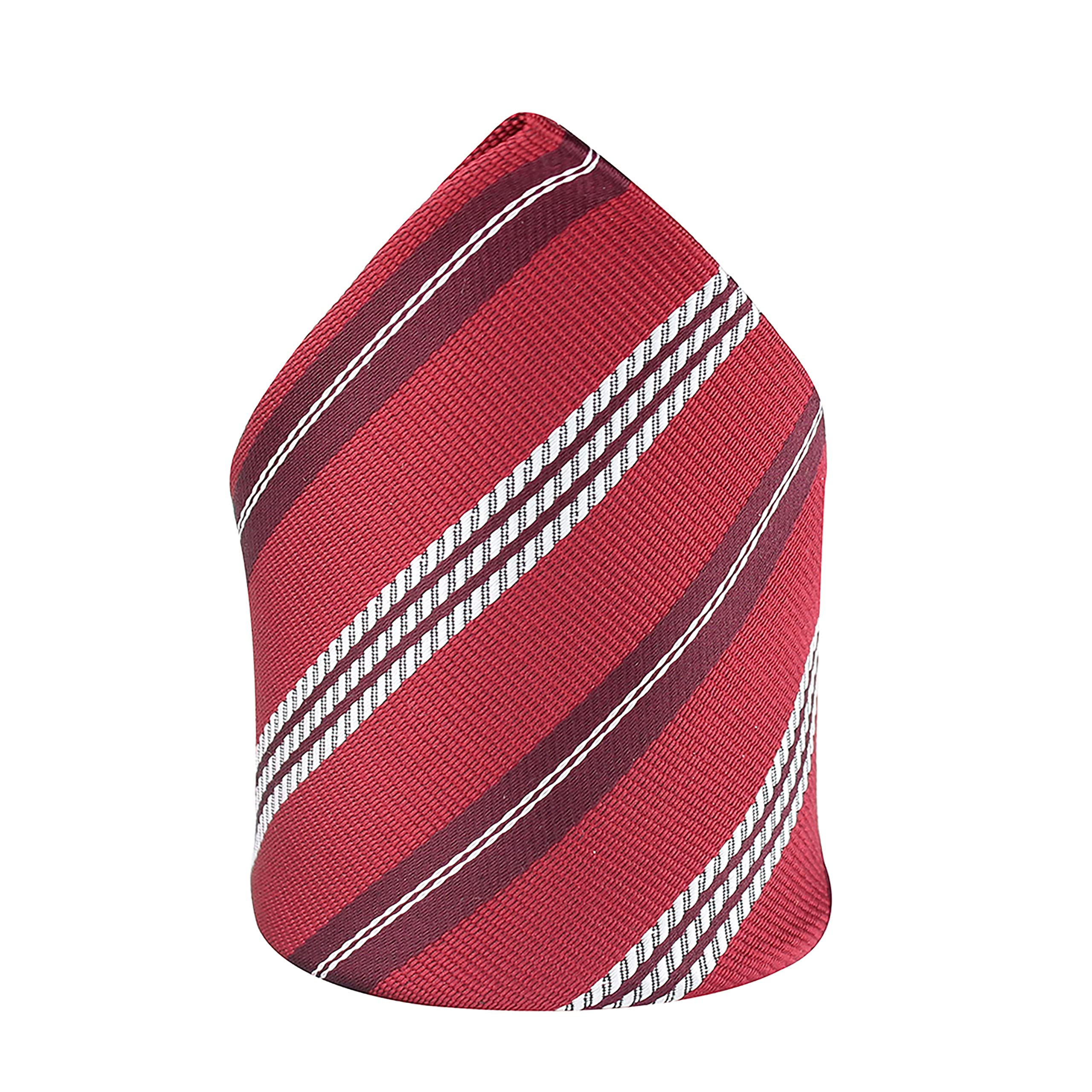 The Sharp Striped Pocket Square For Men-image-48