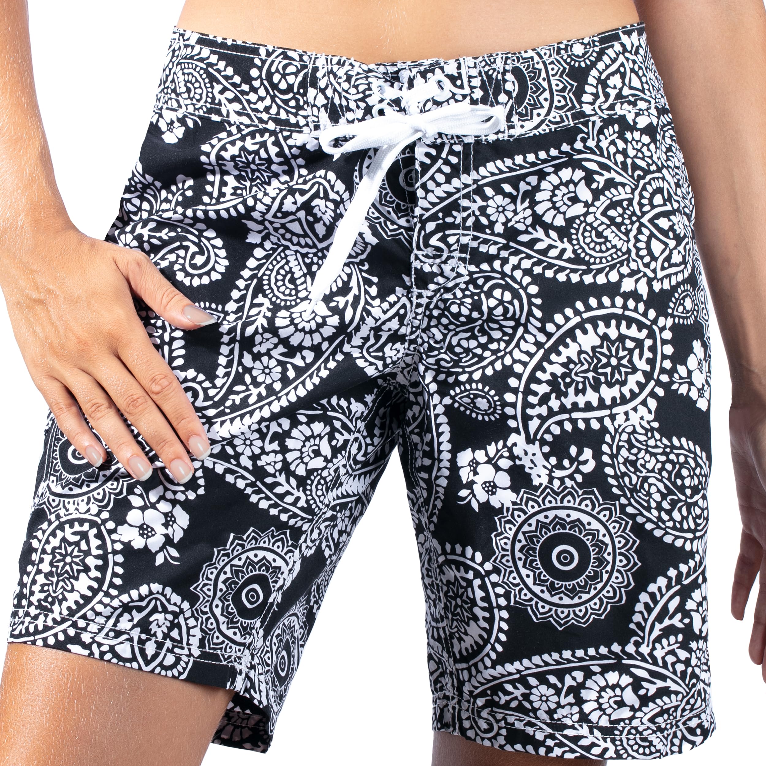 Kanu Surf Womens Marina UPF 50 Active Swim Board Short (Reg & Plus Sizes)