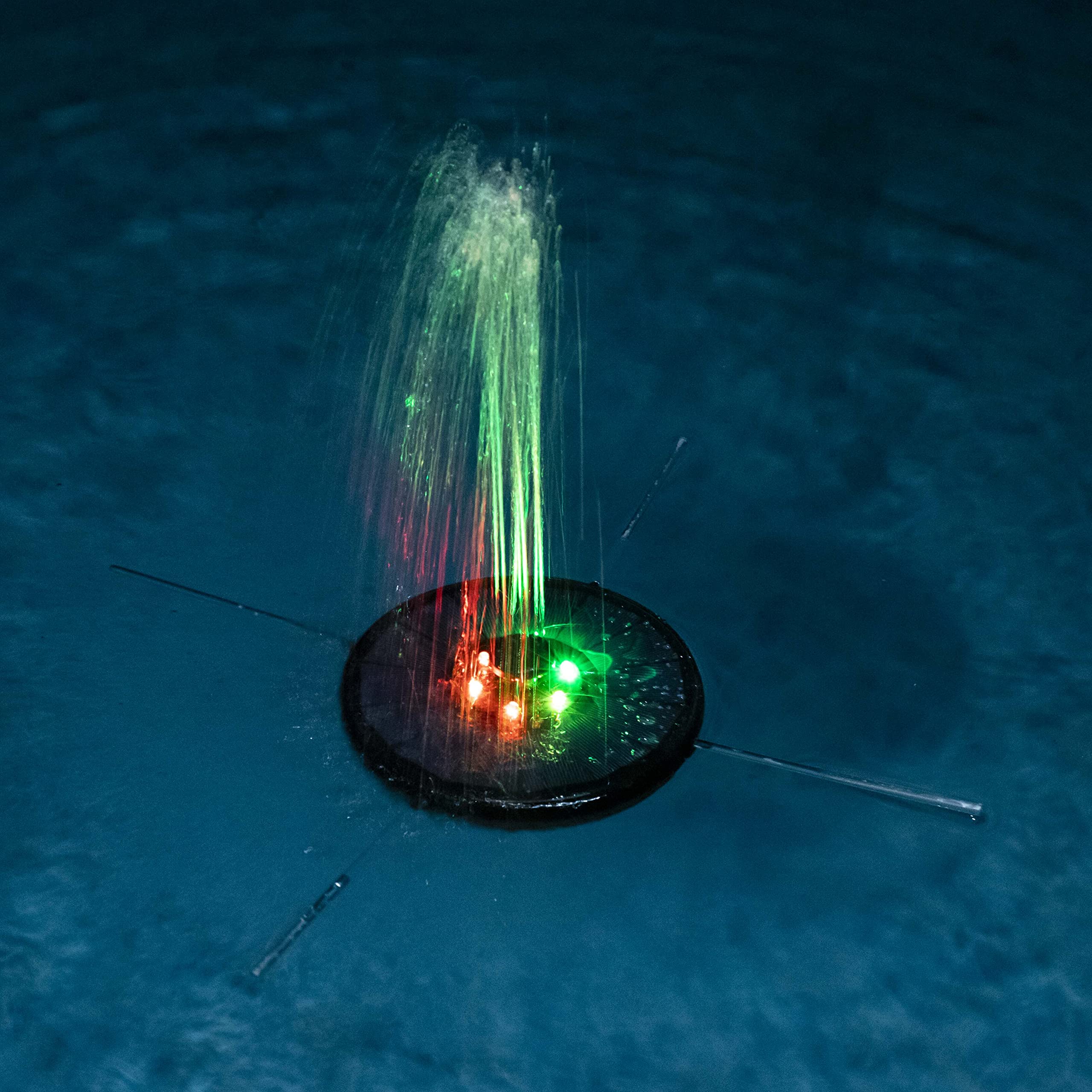 HI 70434 Fontaine solaire avec 6 LED colorées