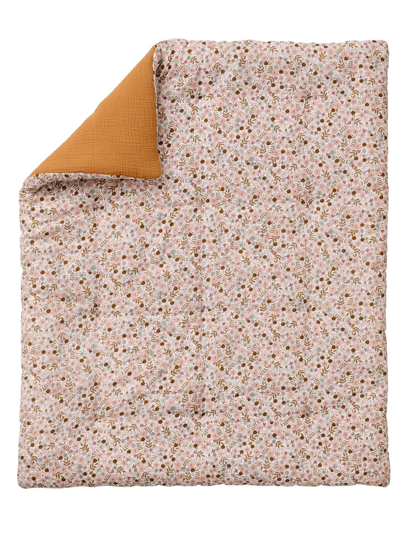 VERTBAUDET Tapis de Sol/Fond de Parc Flora Caramel 75X100