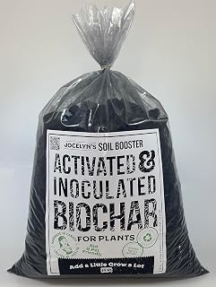 Jocelyn's 4L Activated Biochar Soil Amendment Organic with Innoculated Soil Microbes by Wastenot Farms - Great Orchid Bark Potting Mix (1.5kg)
