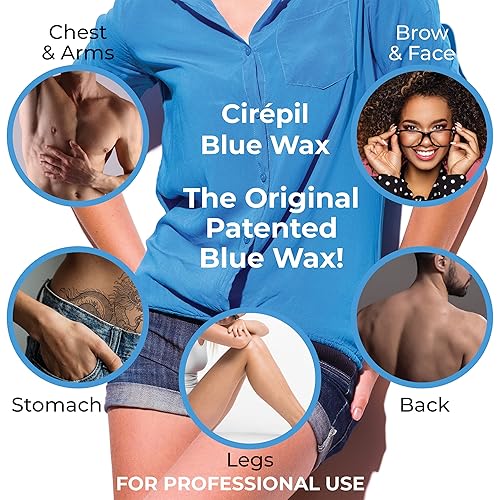 Miniatura 2 de Cera Cirépil sin tiras Azul tin