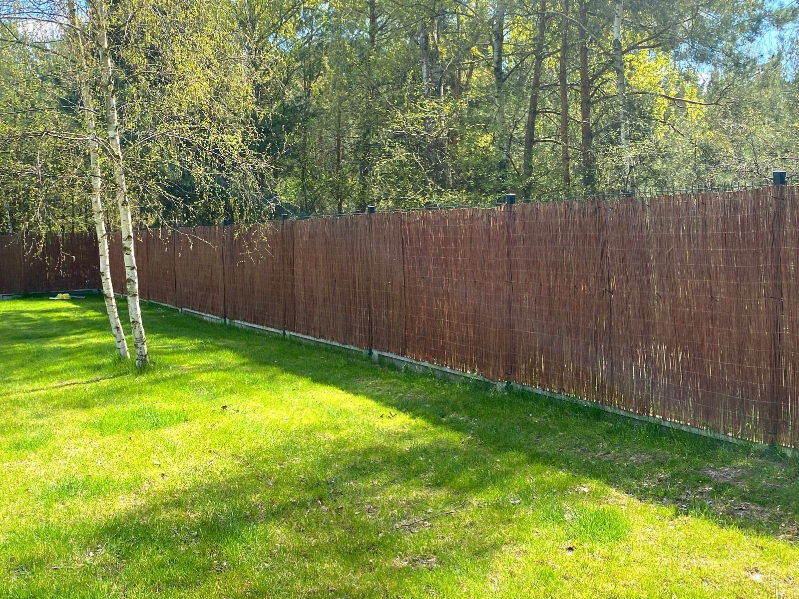 H4L Canisse en osier - Brise-vue pour clôture et balcon - Protection contre le vent - Canisse de protection 110 cm x 5 m