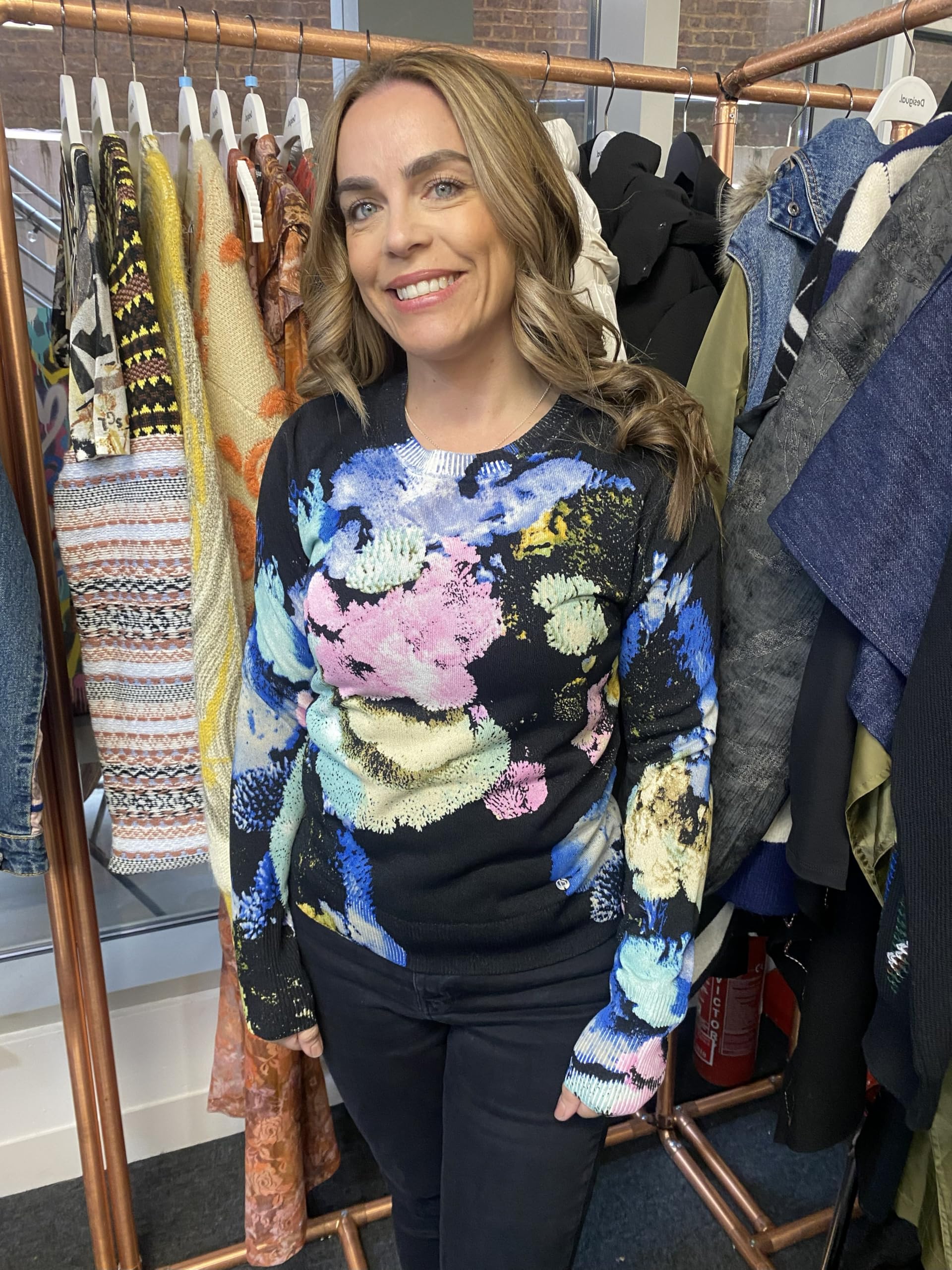 Desigual Jers_nenufar_lac Pullover Sweater Mujer (Pack de 1)