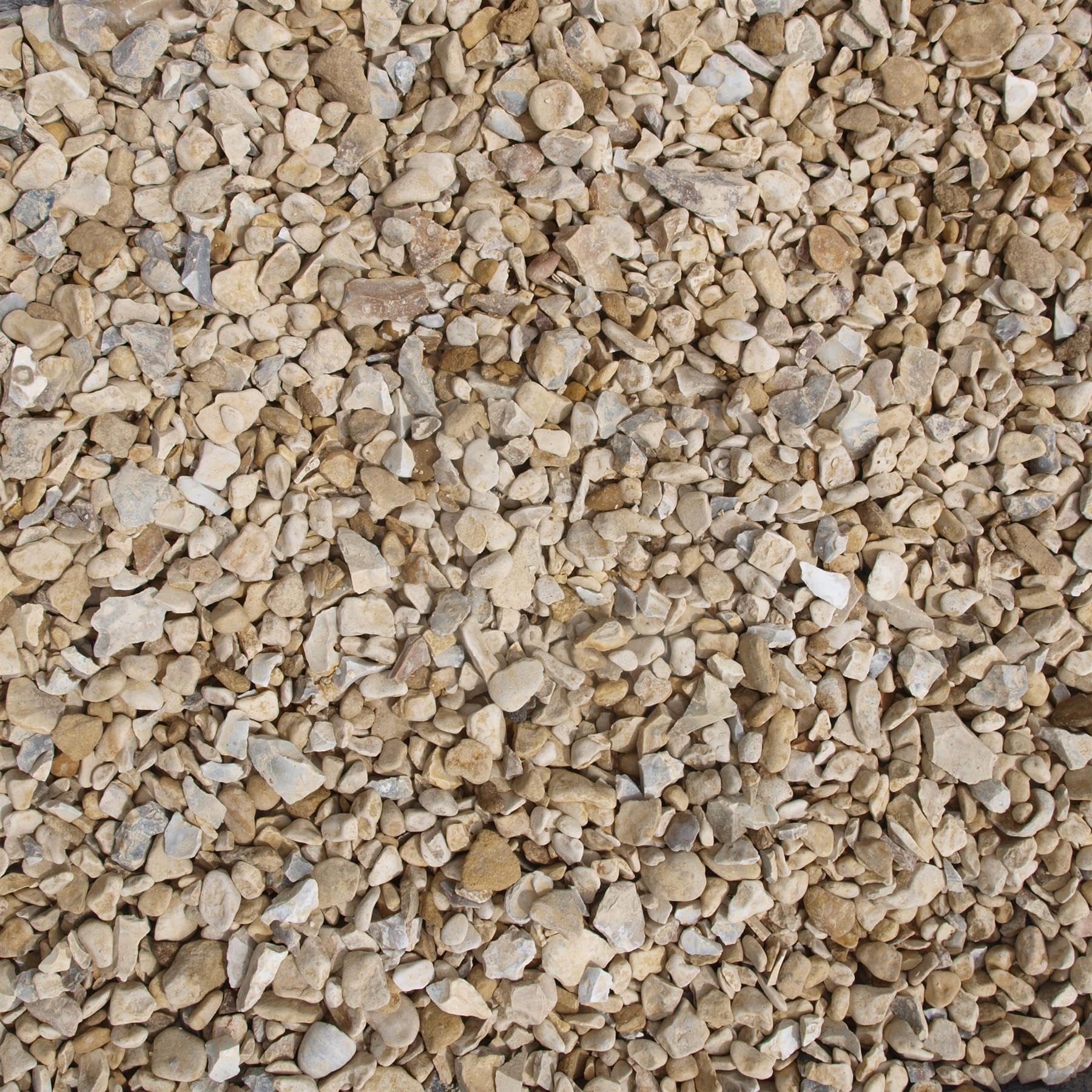 simpa Decorative Landscaping Slate Aggregates - York Cream Chippings 20mm - 20kg Bag โ image 1