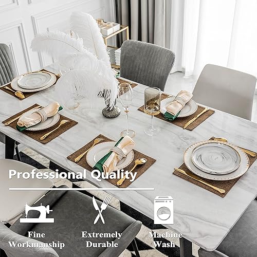 Miniatura 3 de Home Brilliant - Manteles individuales de lino