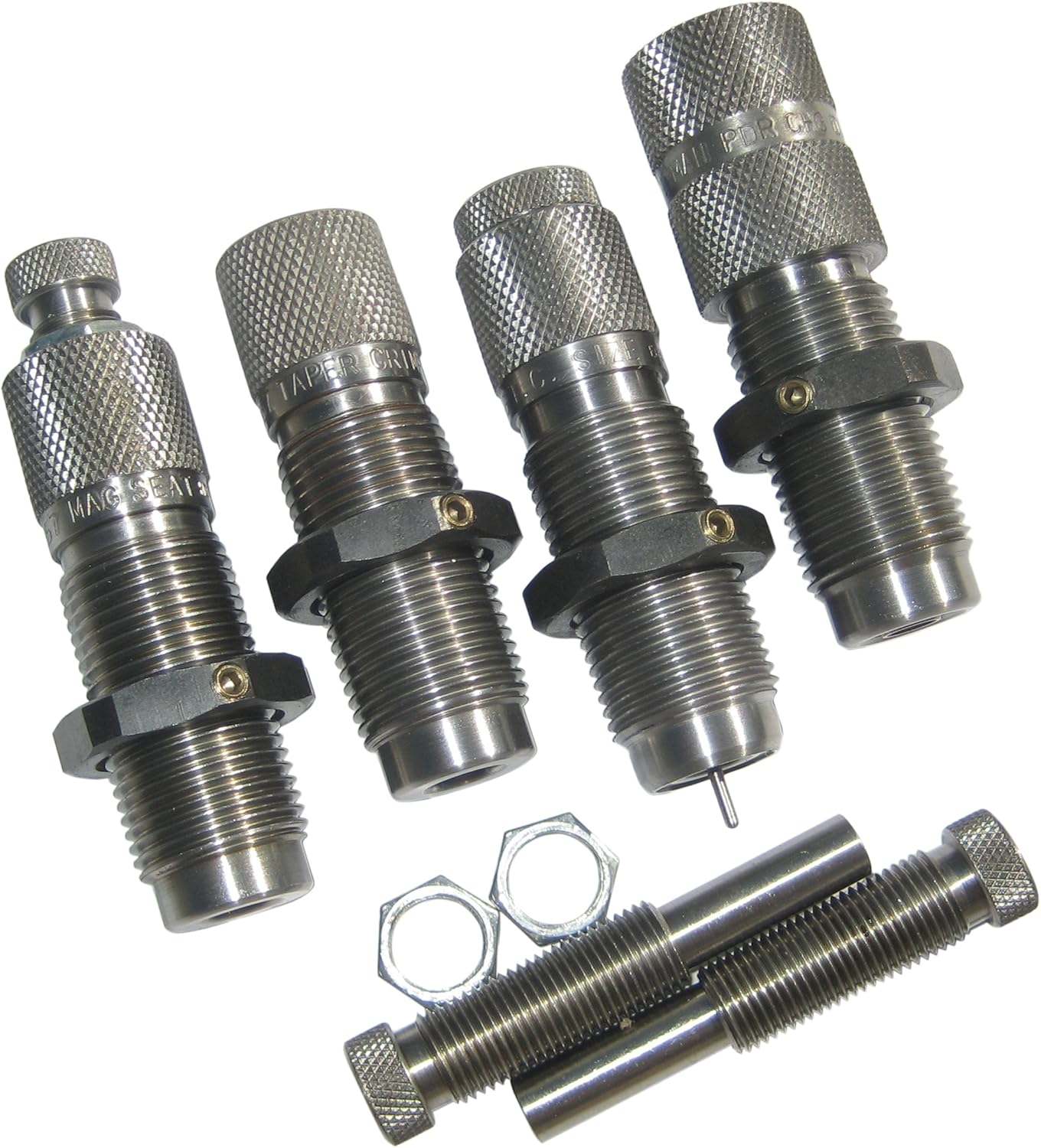 Lyman Reloading 9mm Luger Carbide 4 Die Set, Gunsmithing Tools Amazon