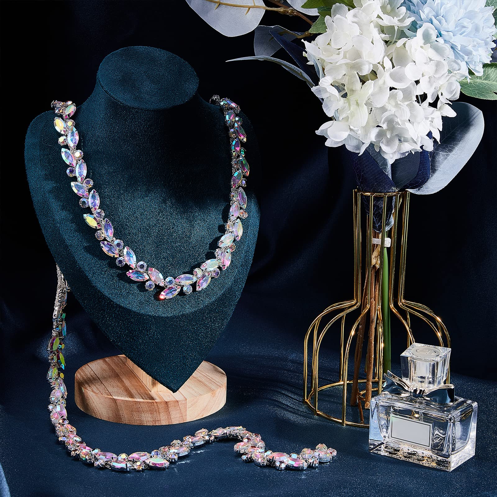 Strass Applique 1 Yard - Catena Flessibile Per Cucito E Decorazioni