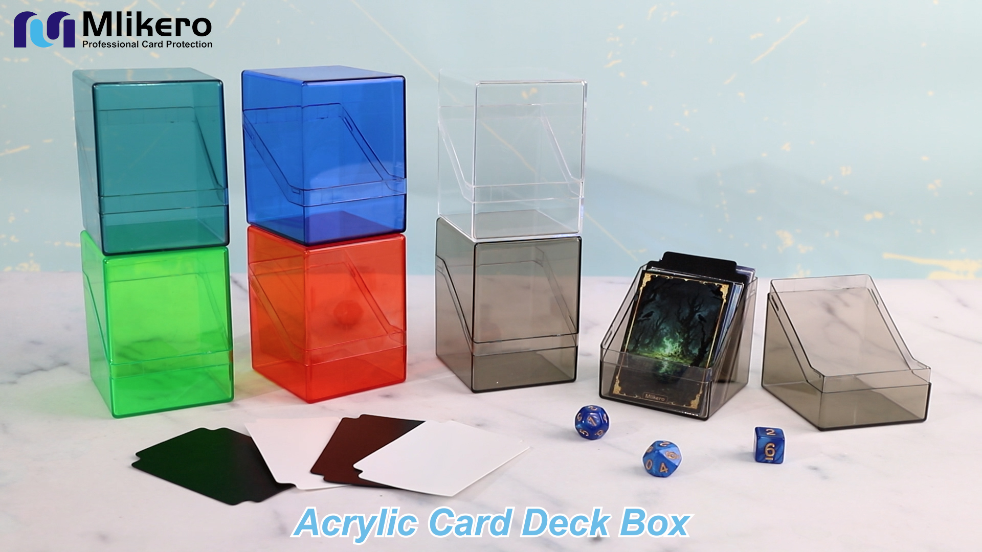 Amazon.com: Mlikero Card Deck Cases, 6 Pack Acrylic Commander Deck