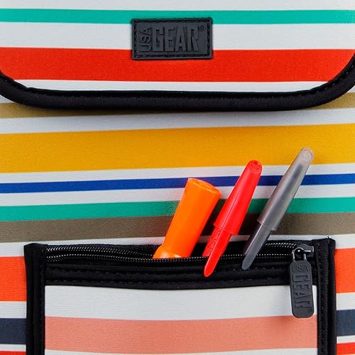Miniatura 4 de USA Gear - Funda protectora de neopreno para bolígrafos de dibujo Wacom y tabletas de 10 pulgadas  con bolsillo con cremallera y asa de transporte
