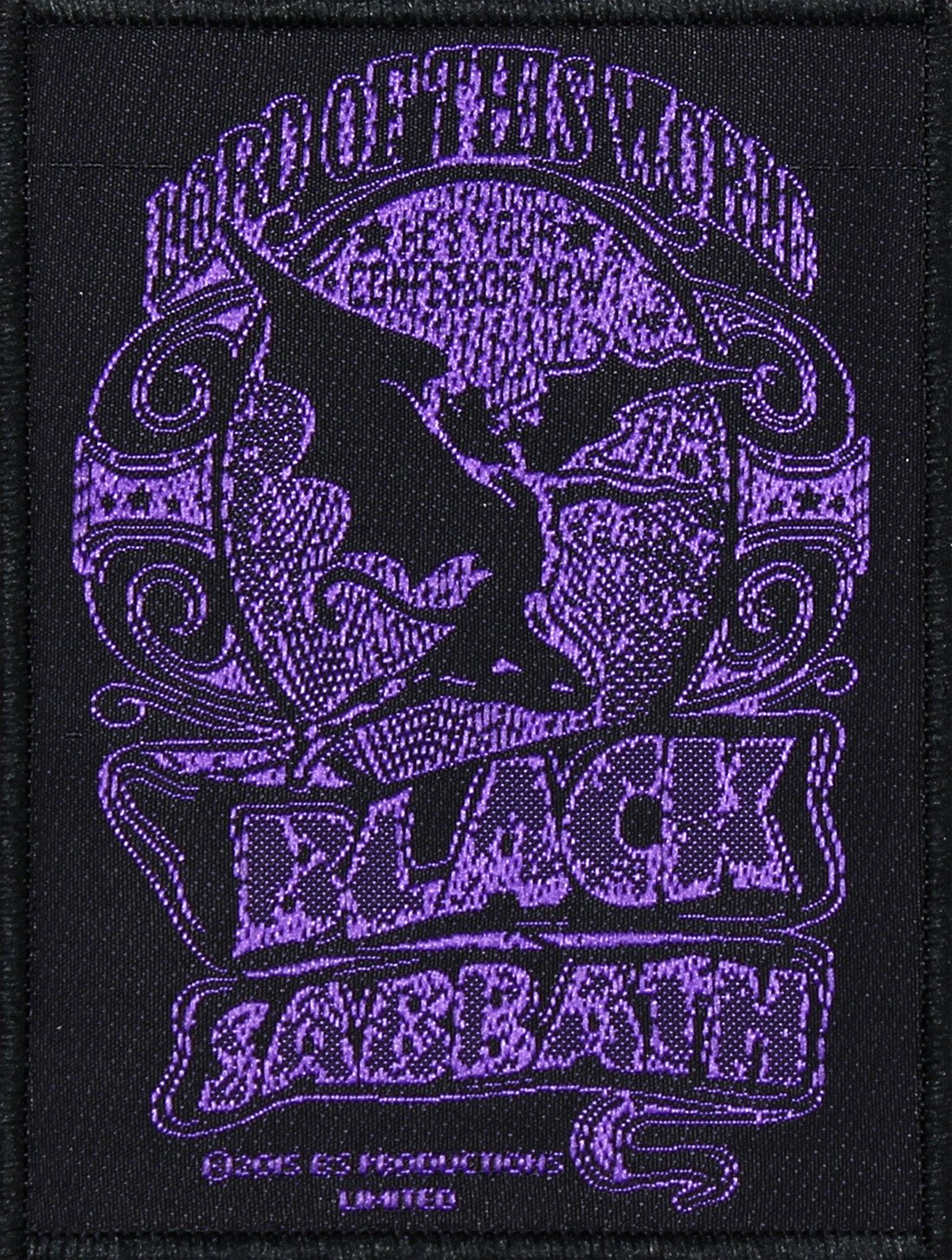Patch Tessuto BLACK SABBATH 'Lord Of This World' – 7,5 X 10 Cm, Ricamo Per Giacche E Borse - 5