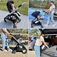 AOODIL Összecsukható Kétirányú Babakocsi Fekvő Funkcióval 0-36 Hó 22kg 6