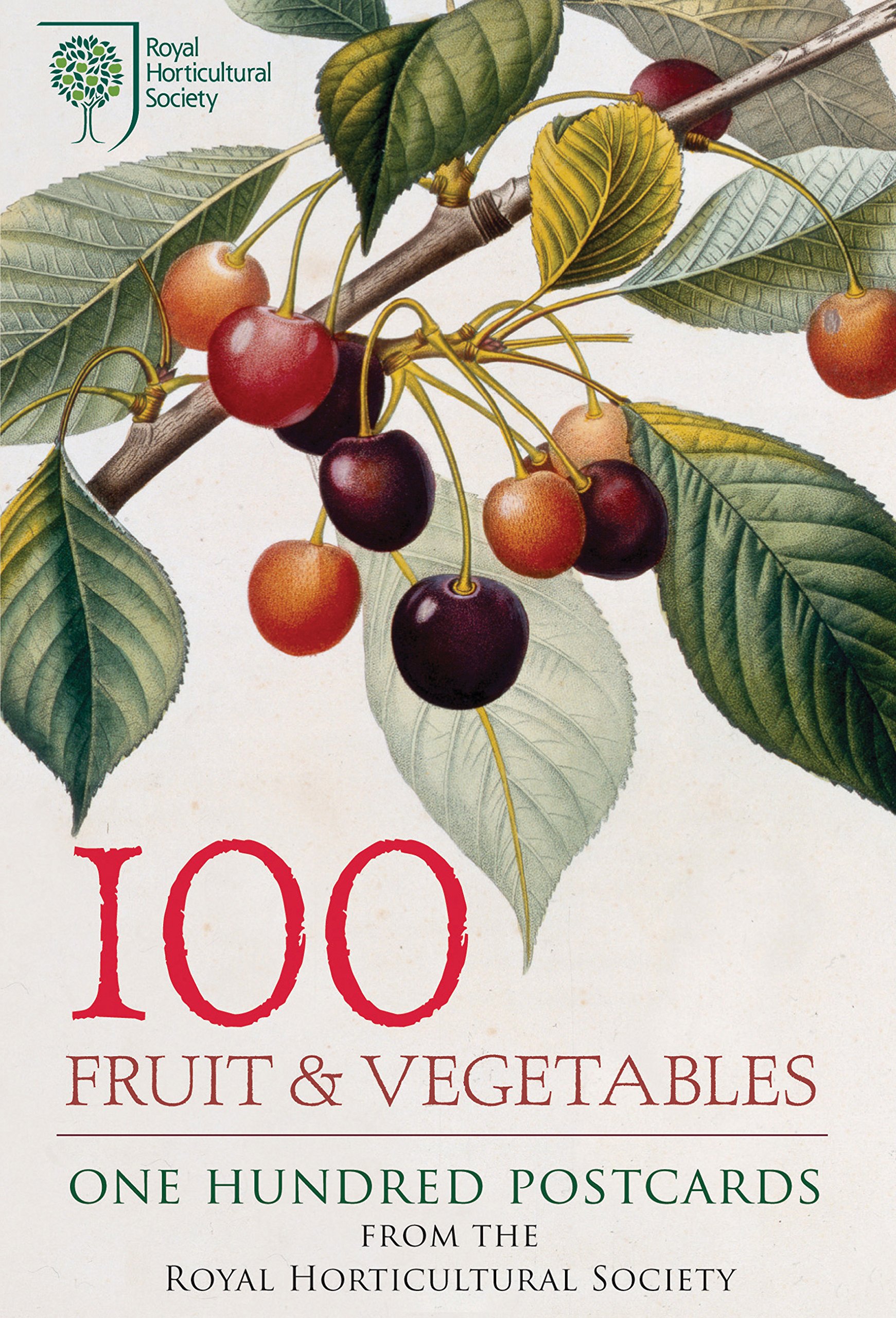 100 Fruits and Vegetables 100 Postcards /anglais: 100 Postcards in a Box