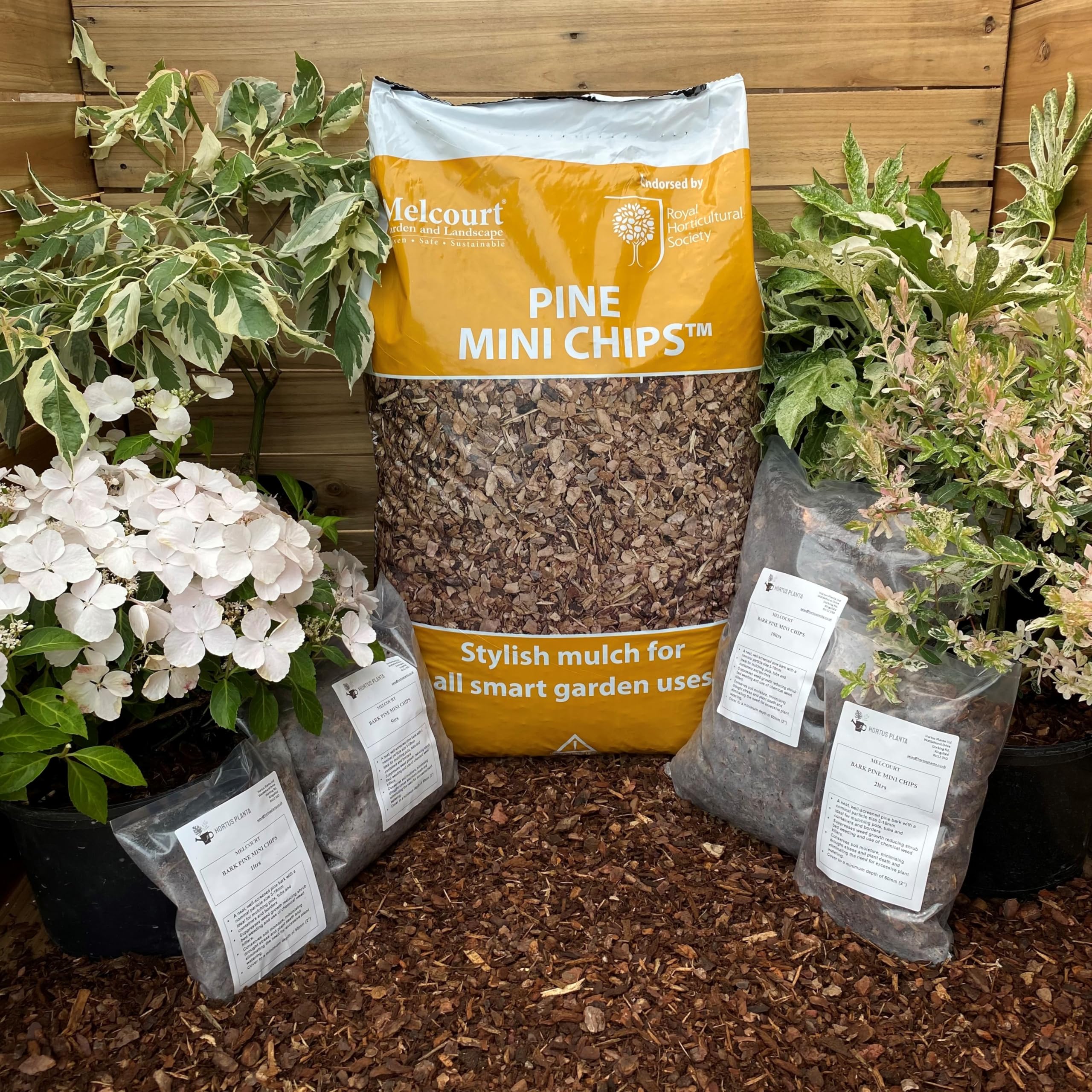 Melcourt Pine Mini Chips - Stylish Bark Mulch 5L Pack