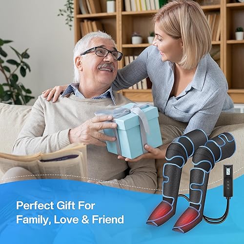 Miniatura 8 de Masajeador de piernas de compresión de aire para circulación de flujo sanguíneo, FSA Máquina eléctrica Shiatsu masajeador de pies con 3 modos, 3