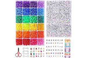 4070pcs Quefe Pony Beads for Jewelry Making