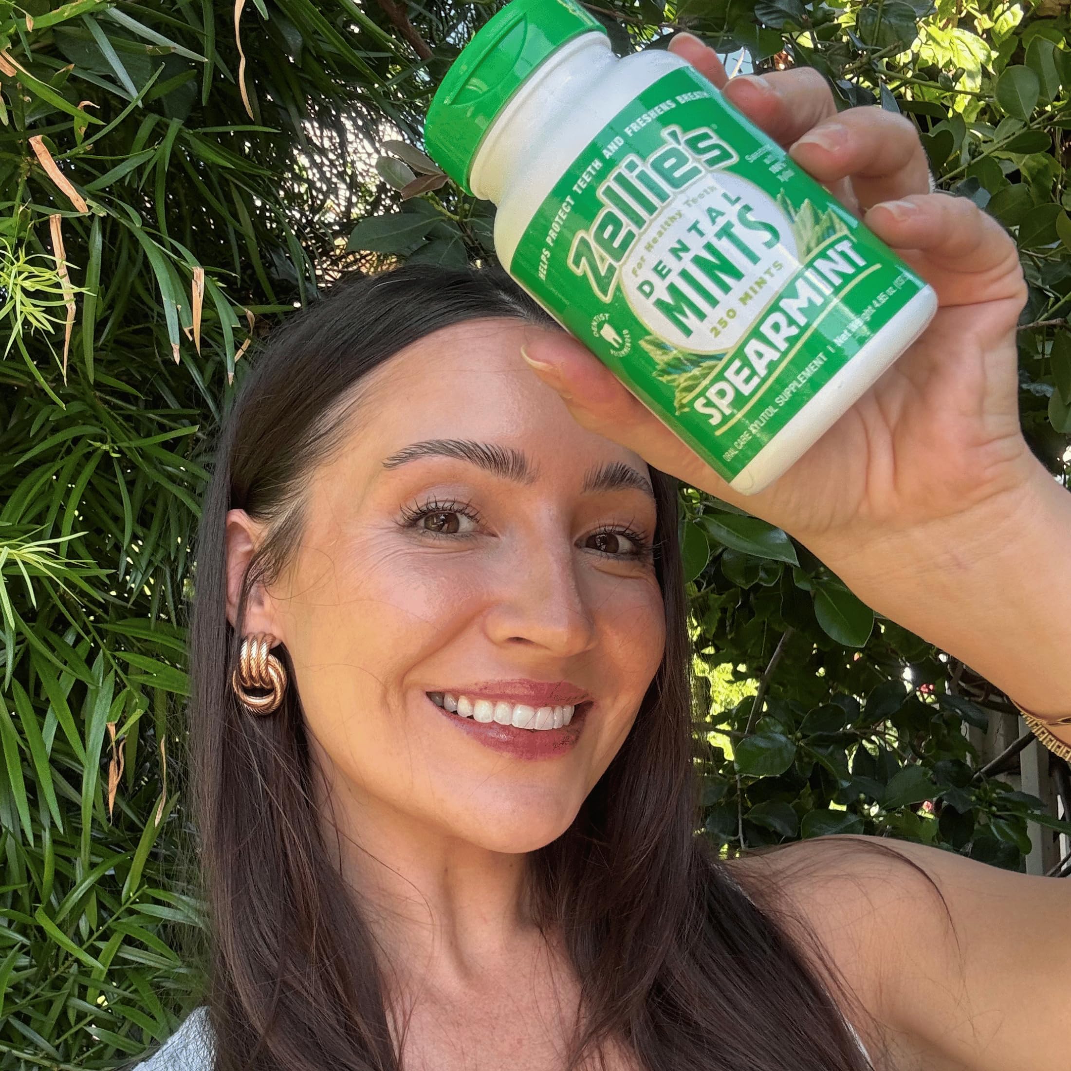Amazon.com : Zellie's | 100% Xylitol Spearmint Breath Mints | No