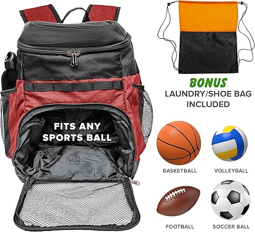 Miniatura 3 de Mochila de baloncesto con compartimento para pelotas