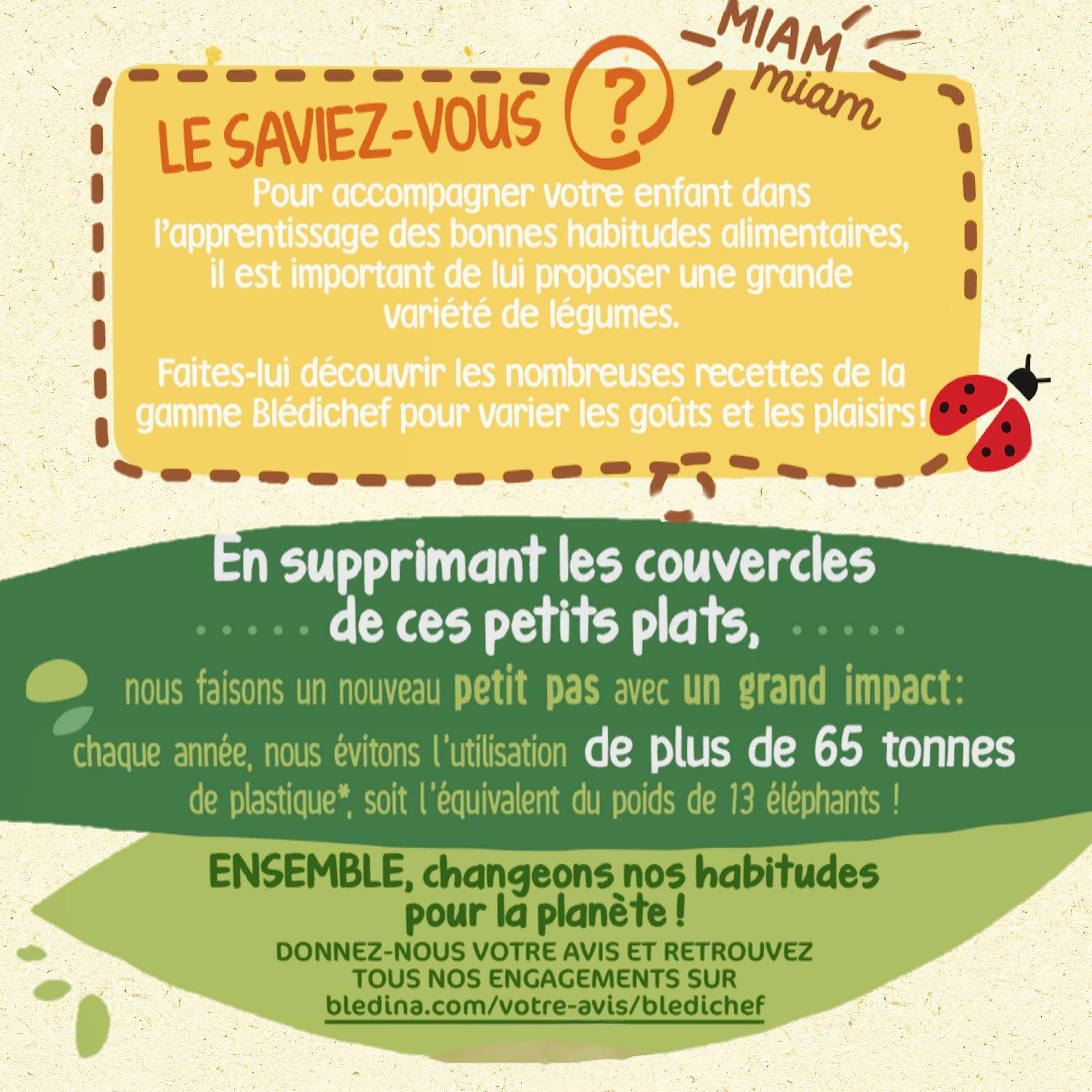 Blédina - Blédichef - 8 petits plats pour bébé - Repas midi et soir - Dès 15 Mois - 5 recettes - Pack de 8