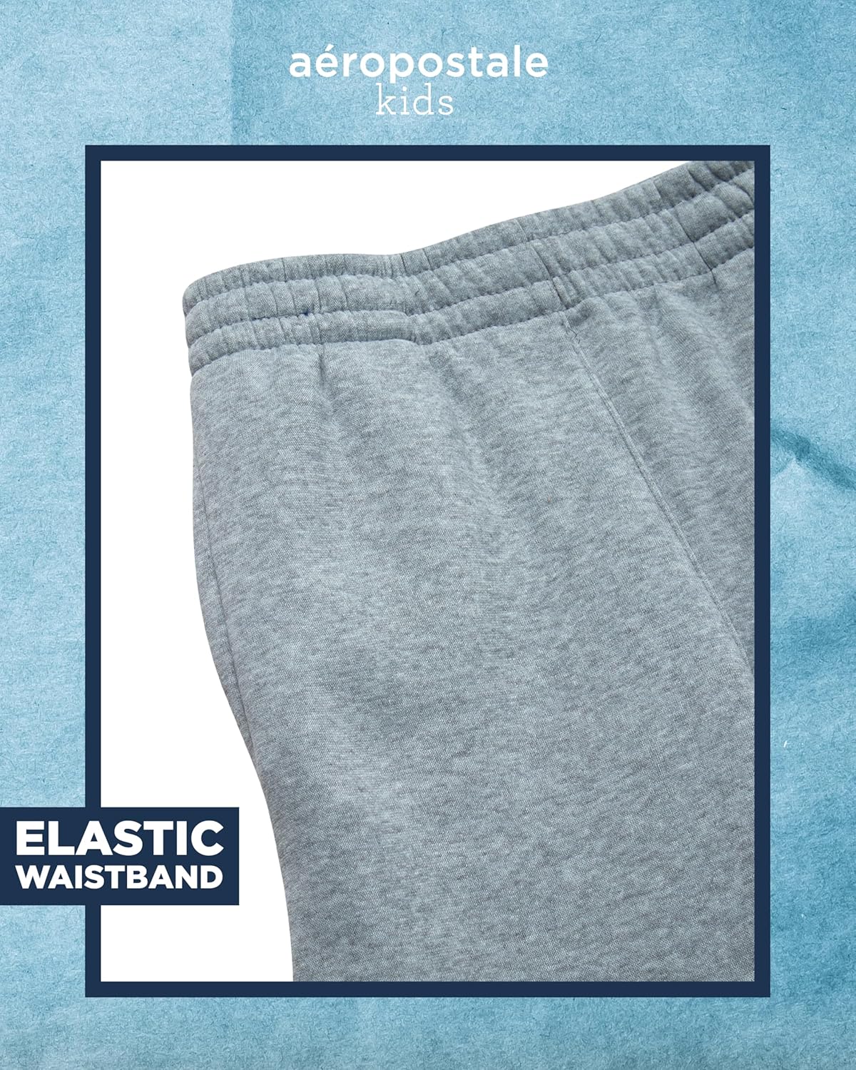 AEROPOSTALE Boys Sweatsuit - 2 Piece Athletic Pullover Hoodie Sweatshirt and Boys Jogger Pants with Pockets (Sizes 8-12) - Image 5