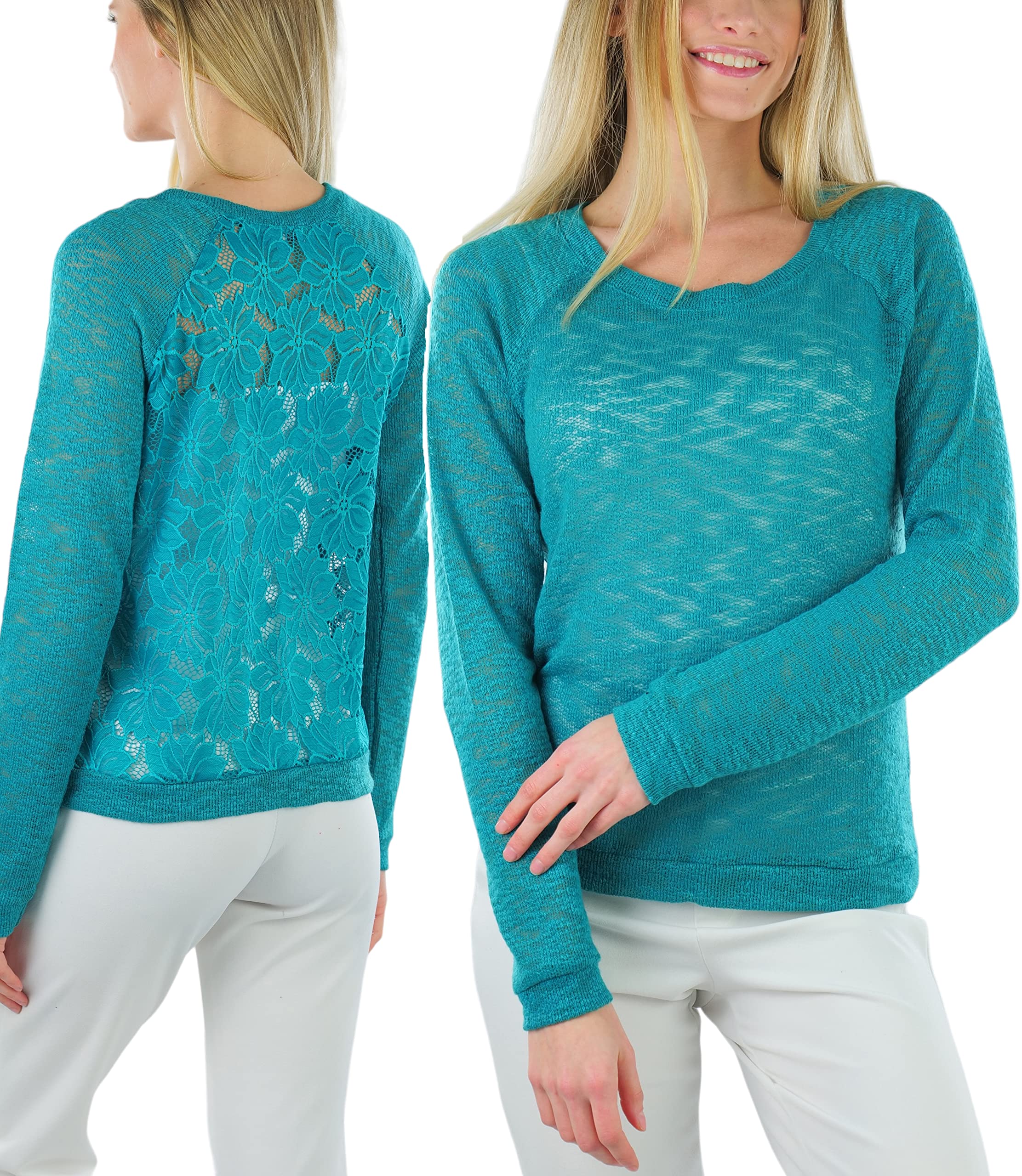 ToBeInStyle Women's Classic Long Sleeve V-Neck Pullover Sweater