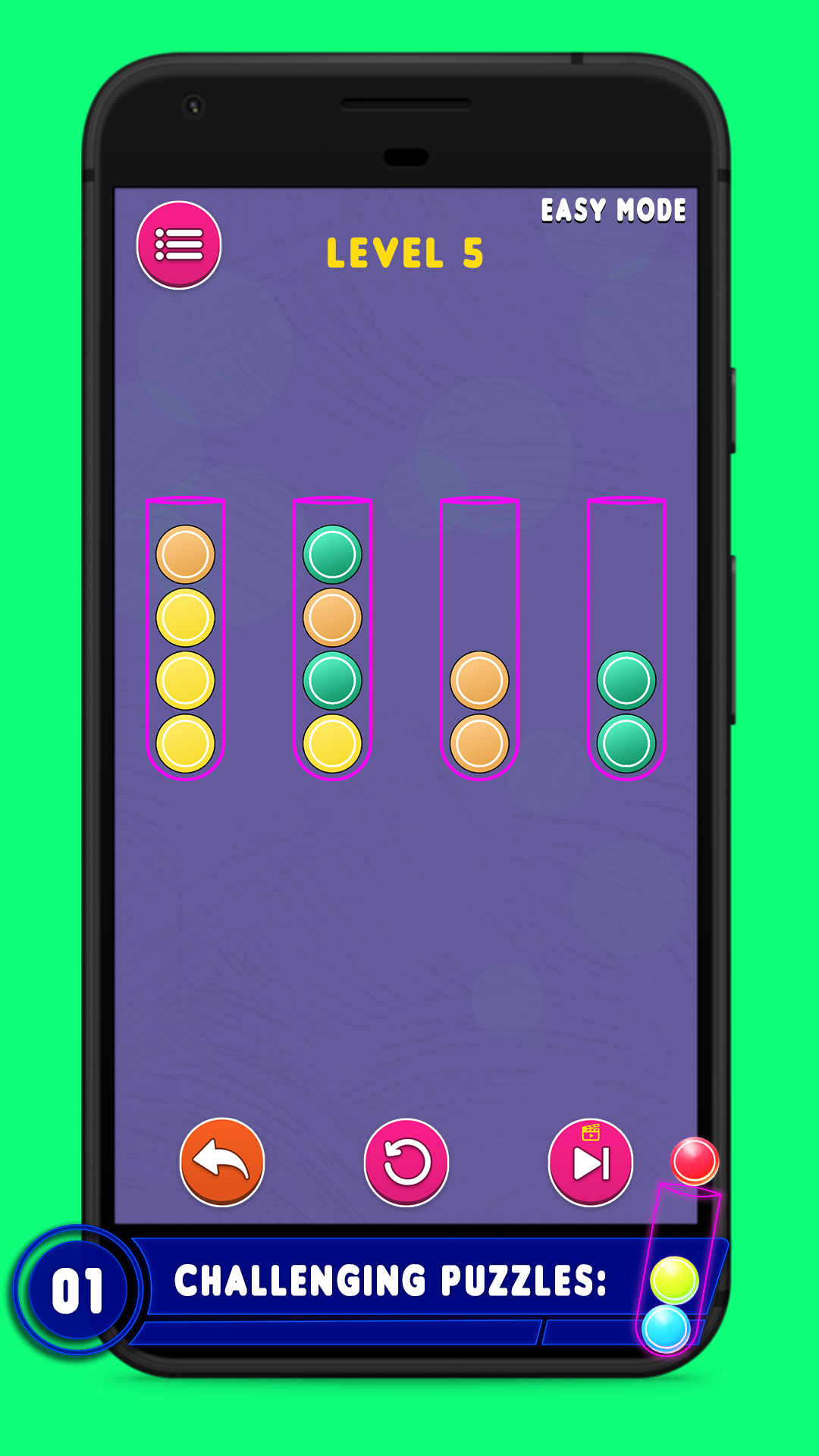 Ball Sort Puzzle Color Bubble Sort Challenge Balls in Order Color
