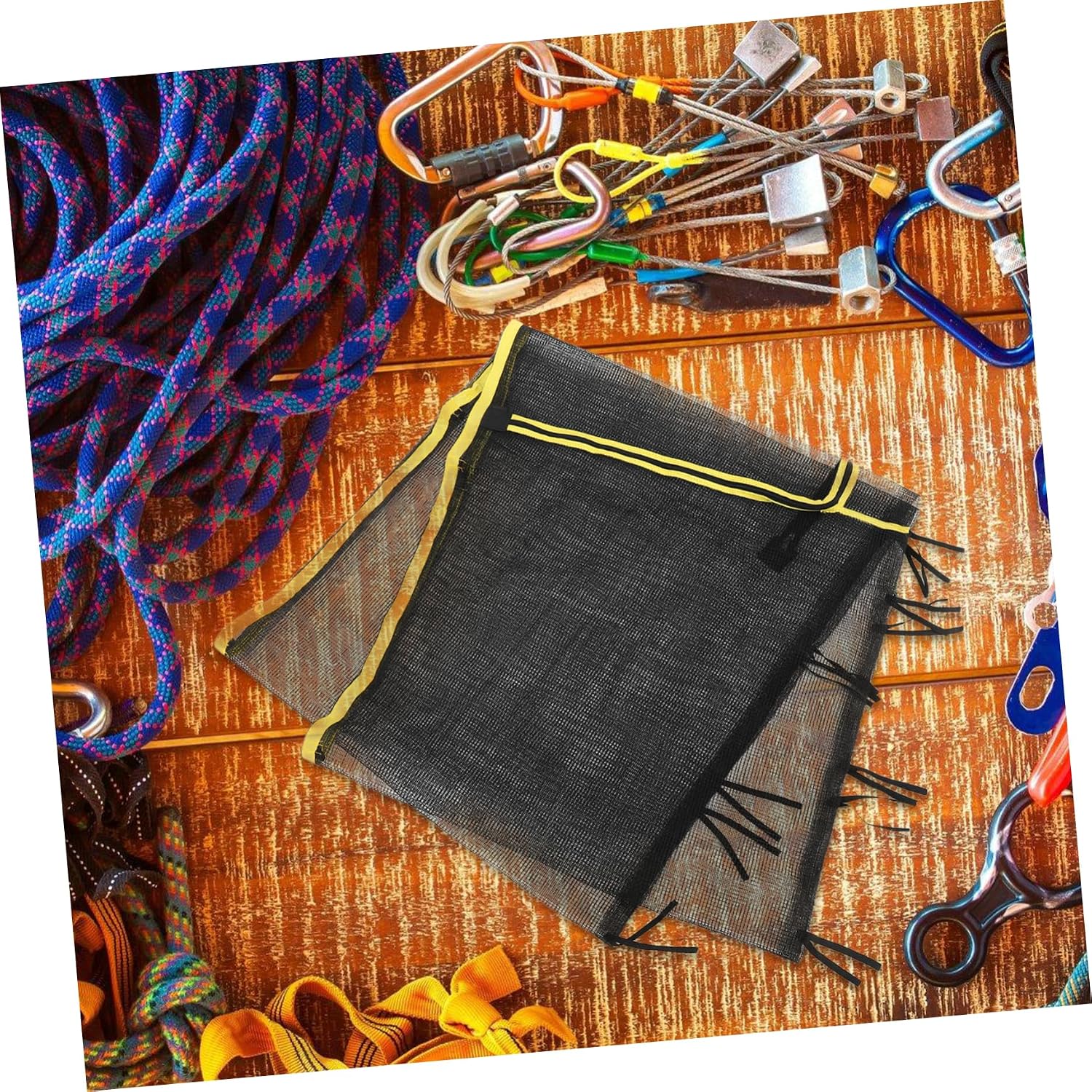 Trampoline Safety Net Zipper Enclosure Nylon Protection for Round Frame Trampolines Easy Installation Breathable Design Secure Jumping Environment
